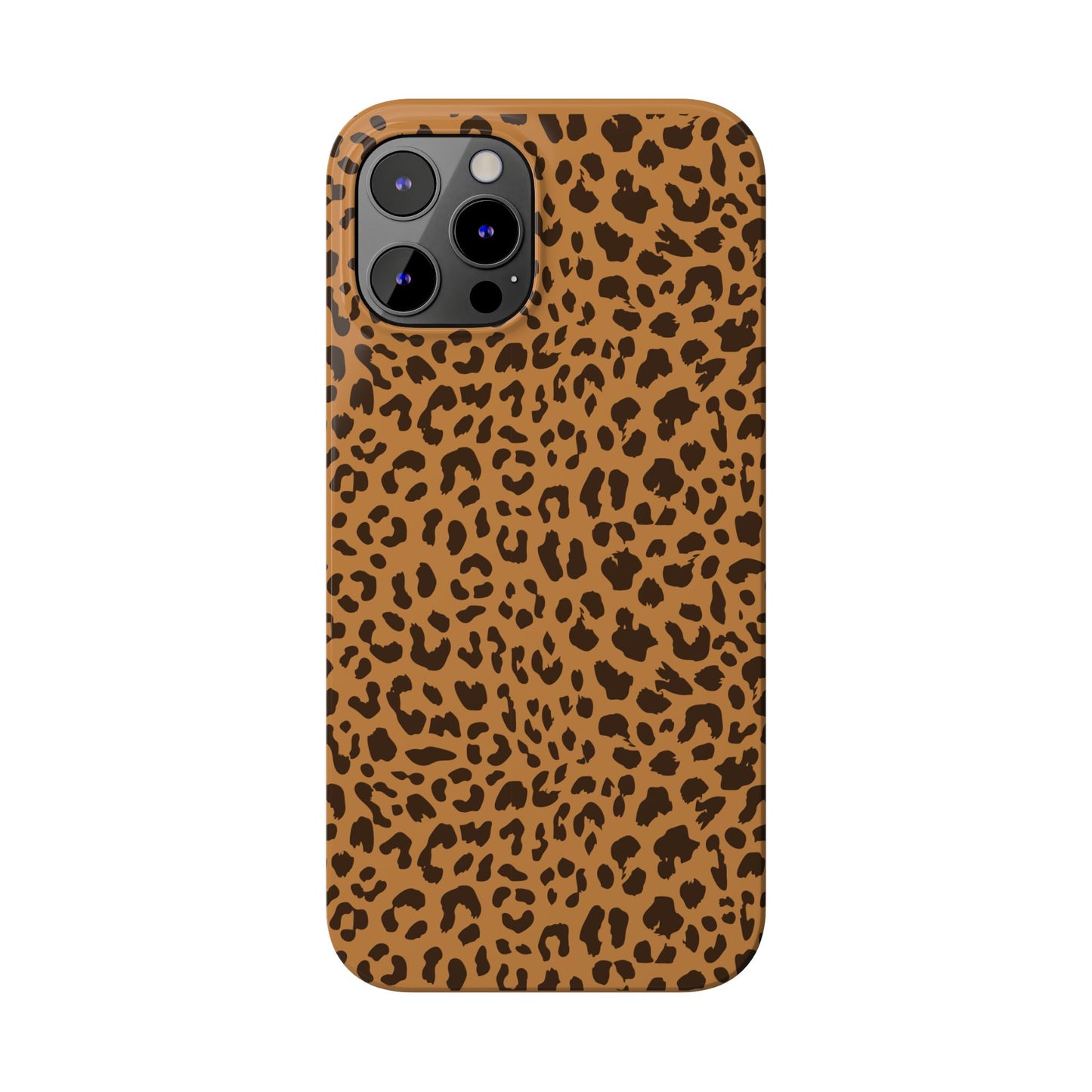 Sleek Leopard Print Slim Phone Case - Stylish & Durable Protection