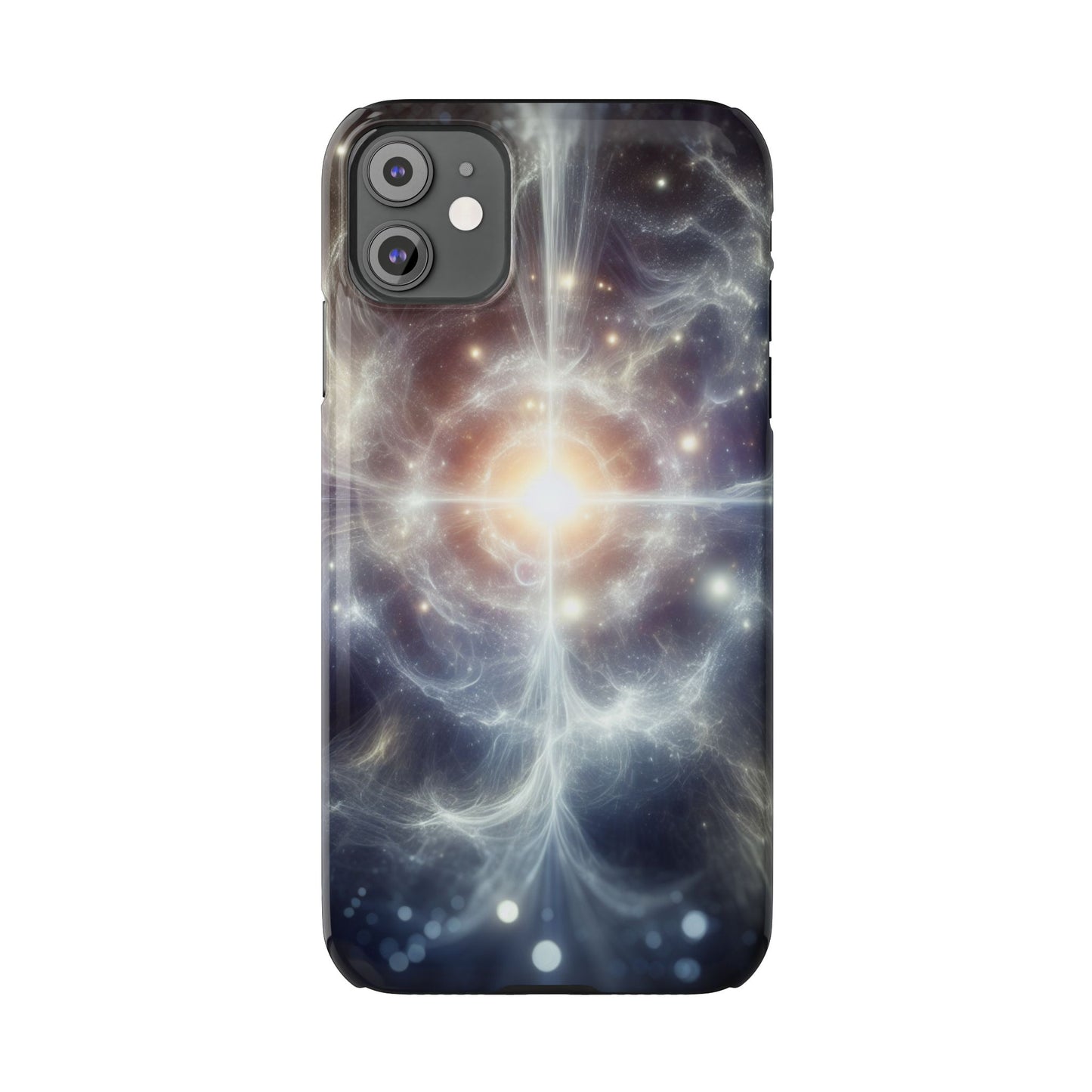 Cosmic Energy Slim Phone Case – Galaxy Design for Astronomy Lovers