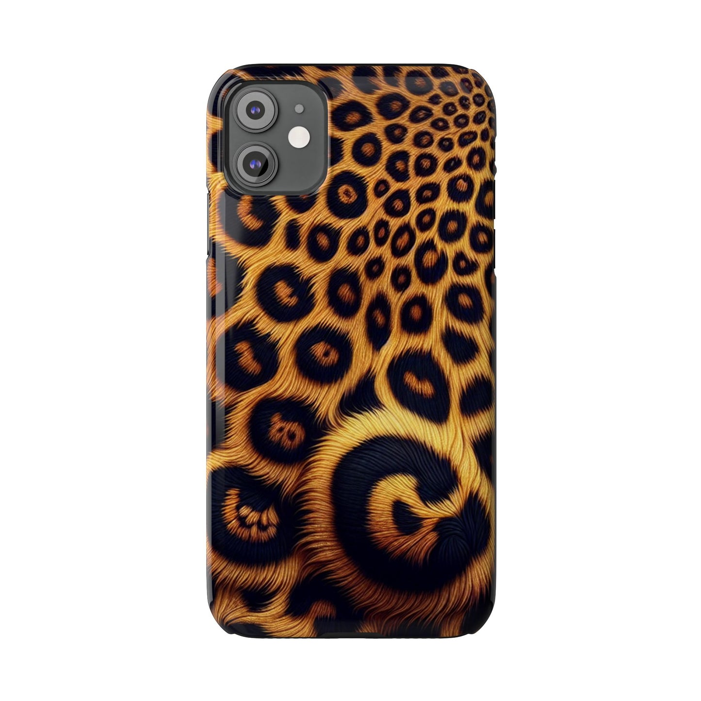 "New" Leopard Print Slim Phone Case - Trendy Animal Design