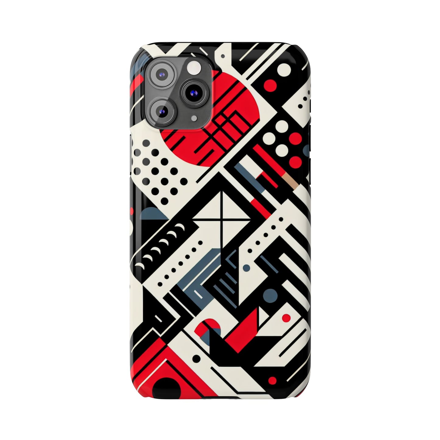 Geometric Abstract Slim Phone Case - Modern Design for Trendsetters