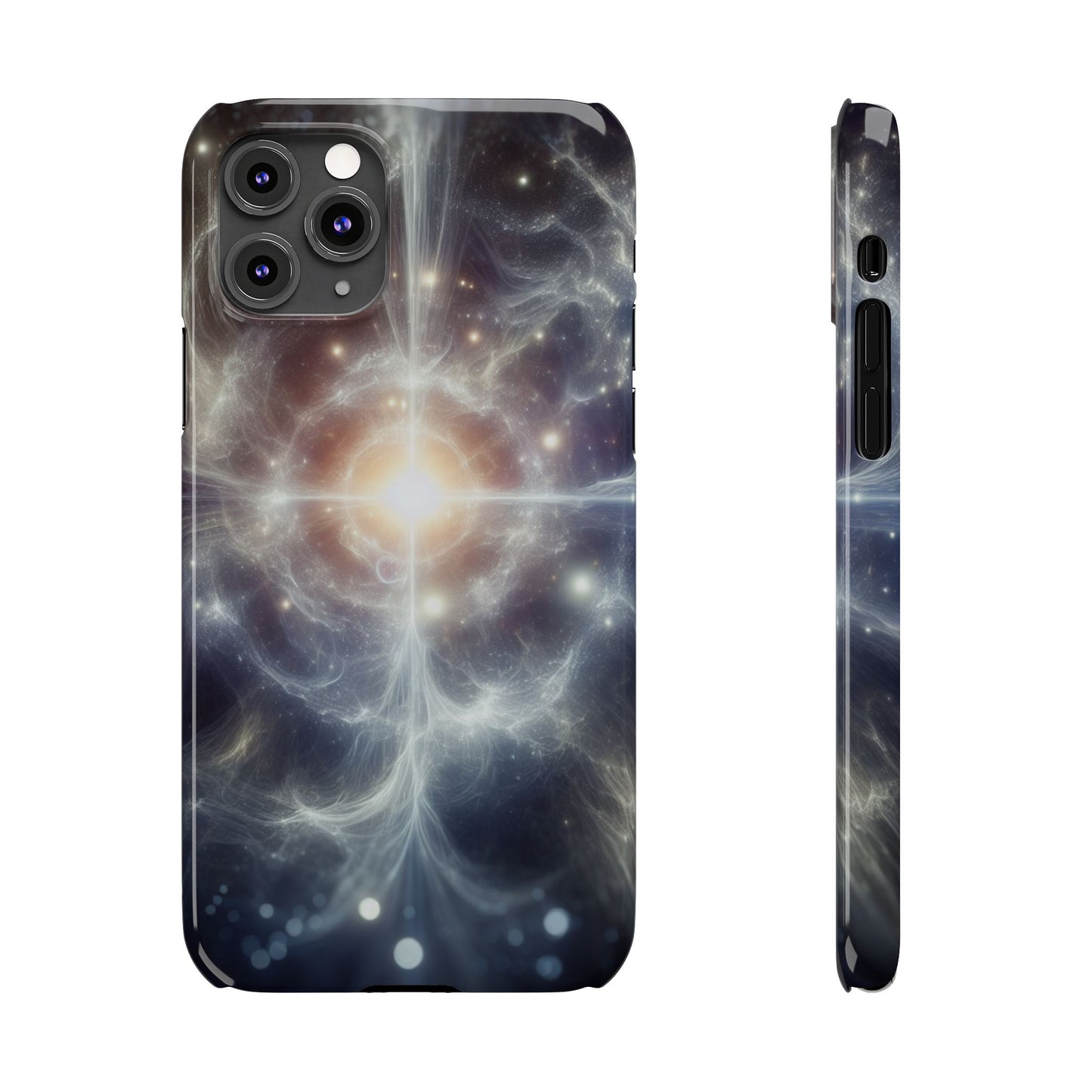 Cosmic Energy Slim Phone Case – Galaxy Design for Astronomy Lovers