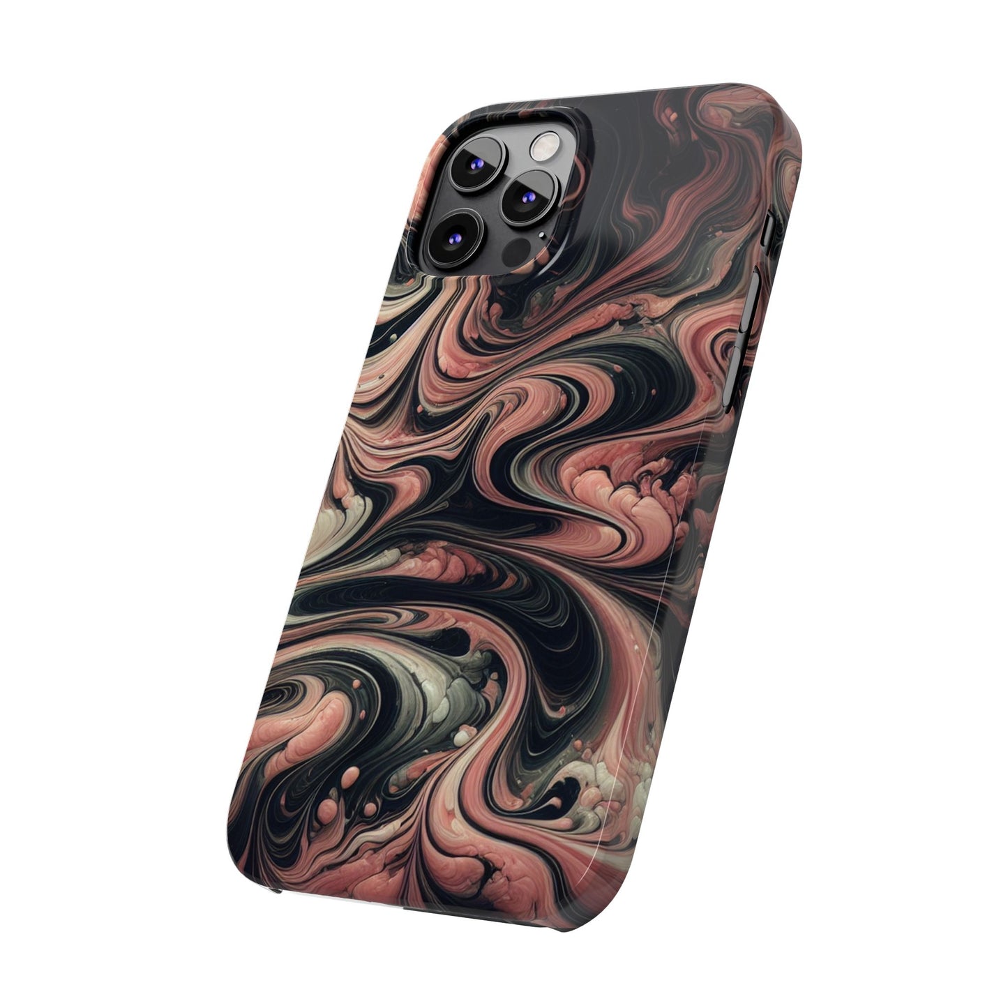 "Trending" Pink Marble design - iPhone case