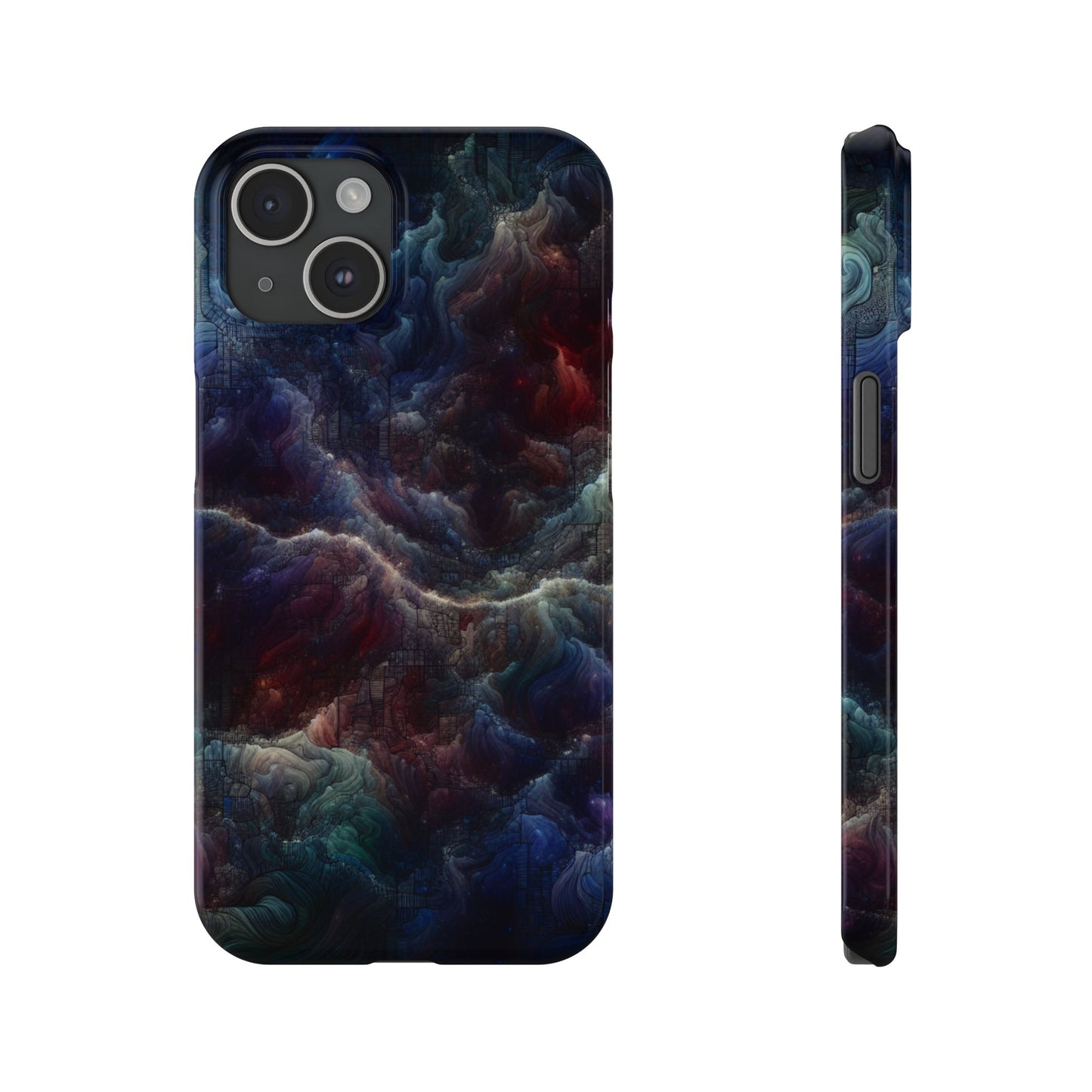 Cosmic Swirl Slim Phone Case - Protect Your Device in Style