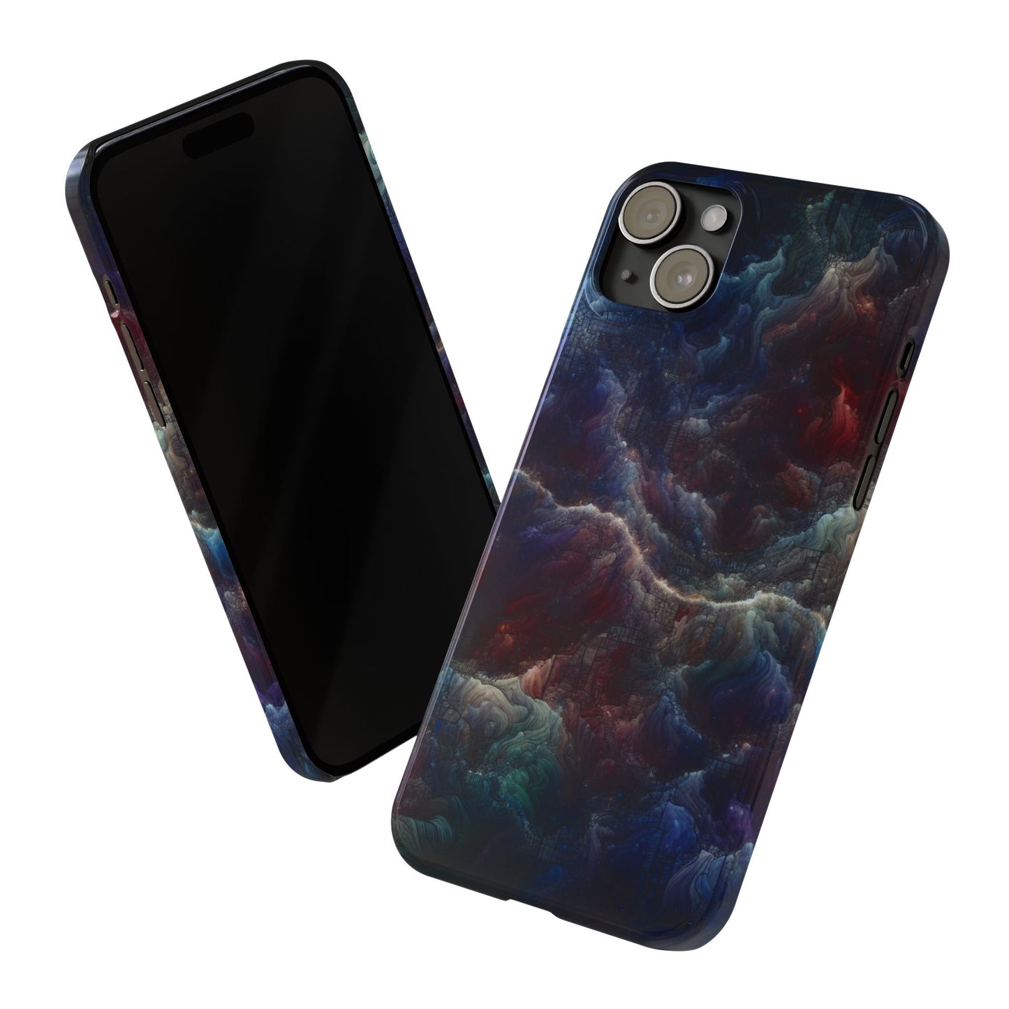 Cosmic Swirl Slim Phone Case - Protect Your Device in Style