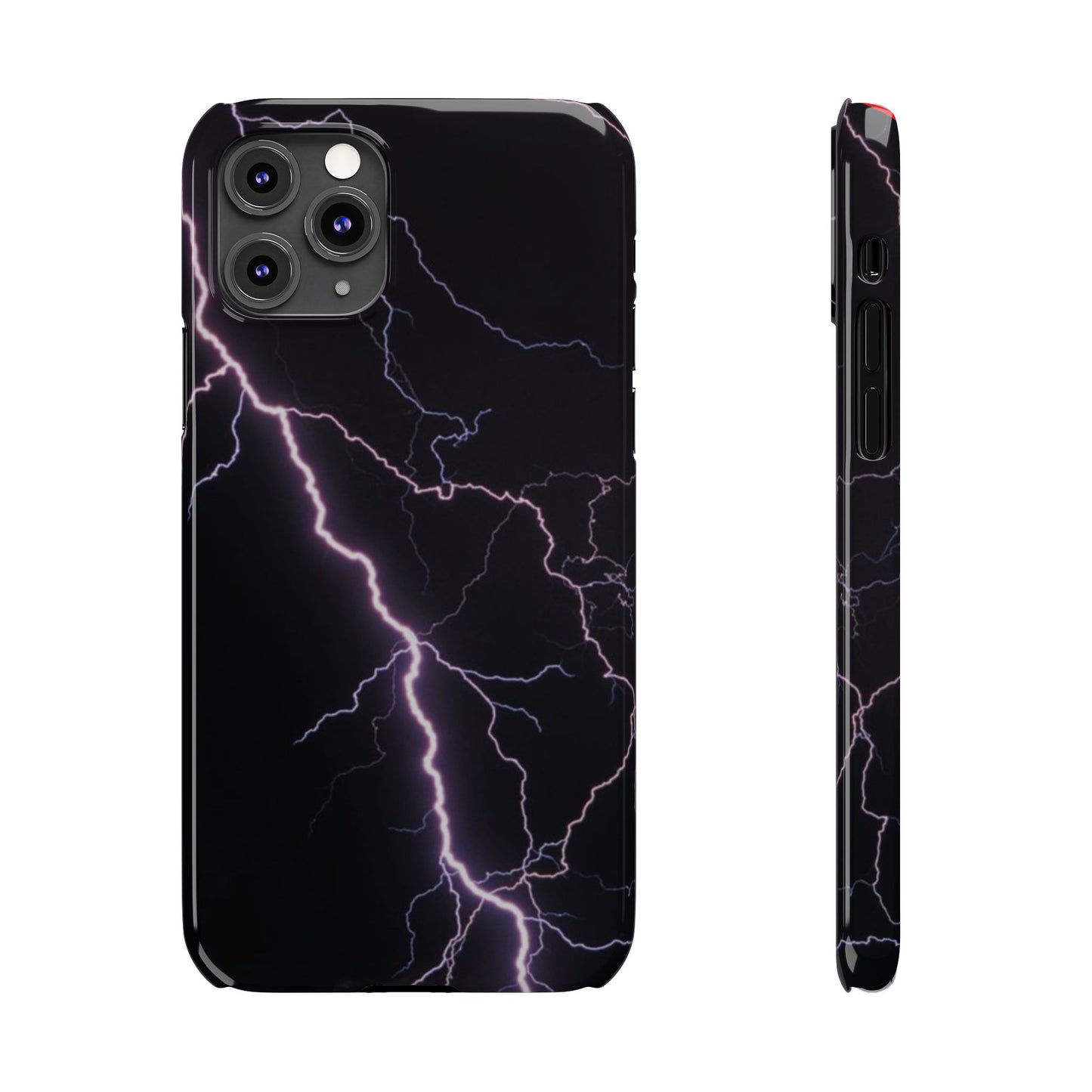 Lightning Bolt Slim Phone Case - Edgy, Stylish Protection for Your Device