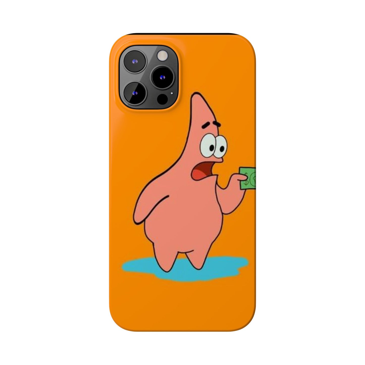 Funny Slim Phone Case with Patrick Star Design - Cute Cartoon Accessory for Phone Lovers