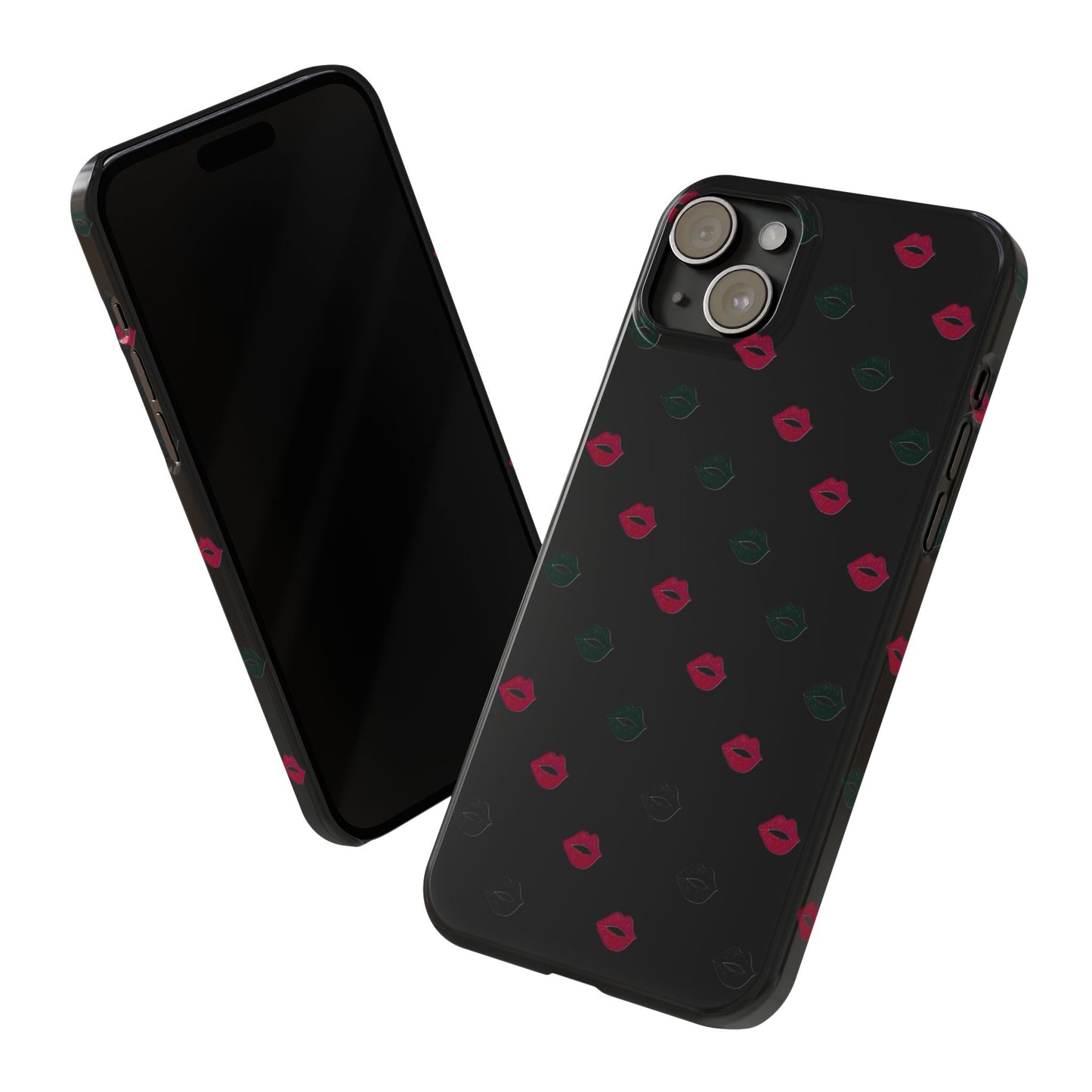 Chic Lip Pattern Slim Phone Case - Stylish Protection for Trendsetters