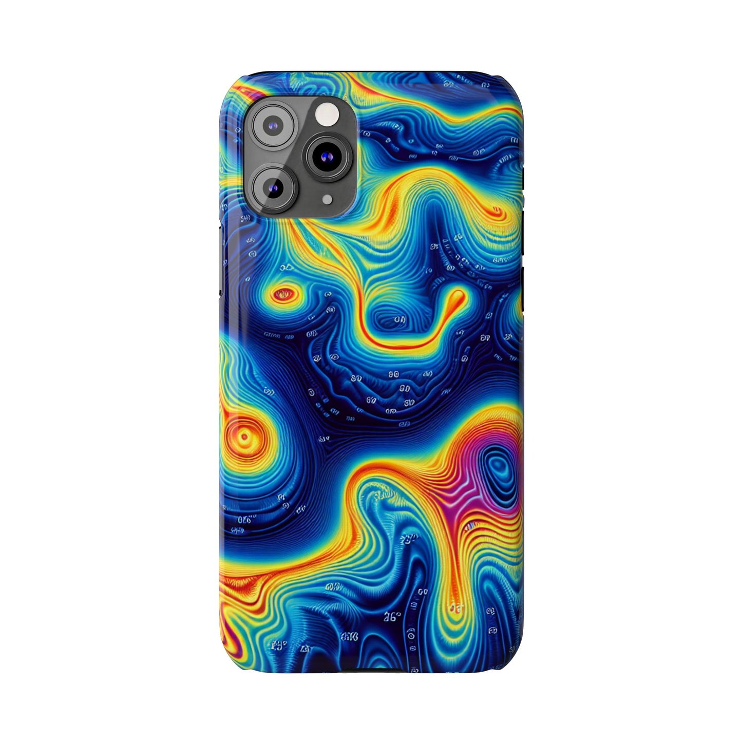 Thermal islands Phone Case - Colorful Geometric Design for Art Lovers