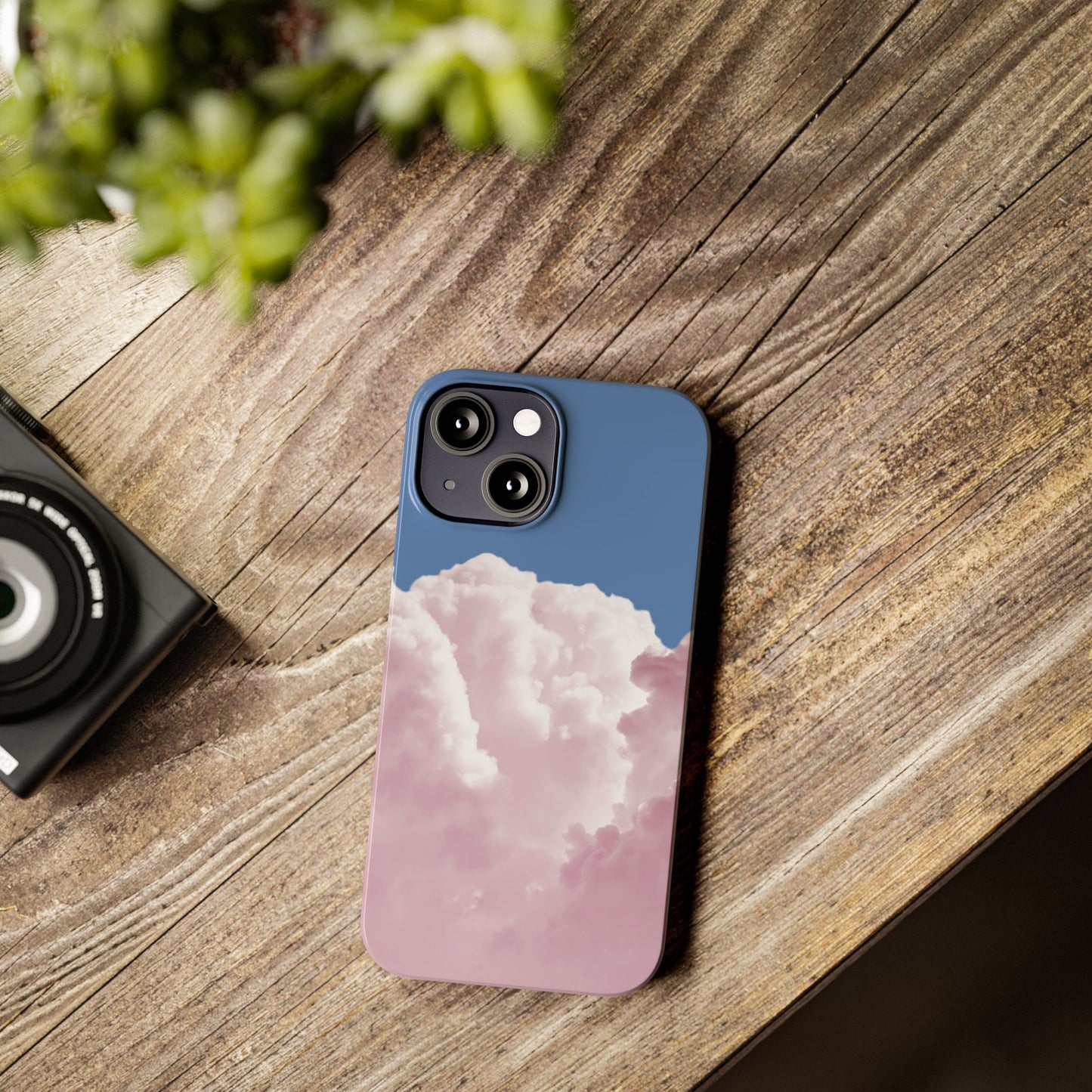 Pastel Cloud Slim Phone Case - Aesthetic Phone Accessory for Dreamers