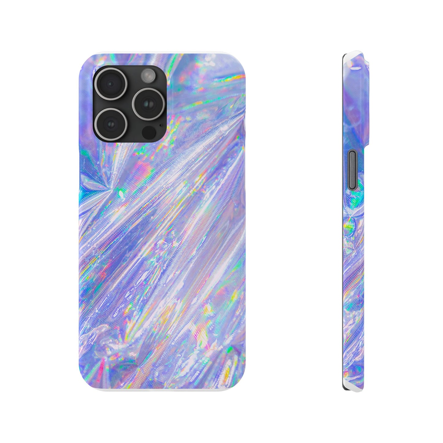 Iridescent Slim Phone Case - Holographic Design for Trendy Protection