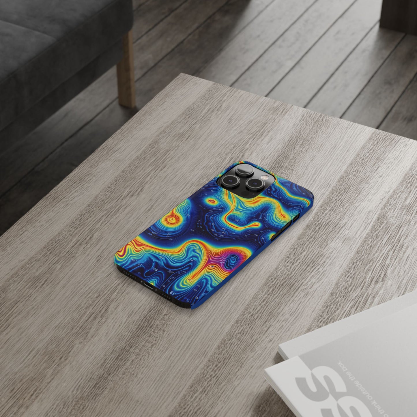 Thermal islands Phone Case - Colorful Geometric Design for Art Lovers