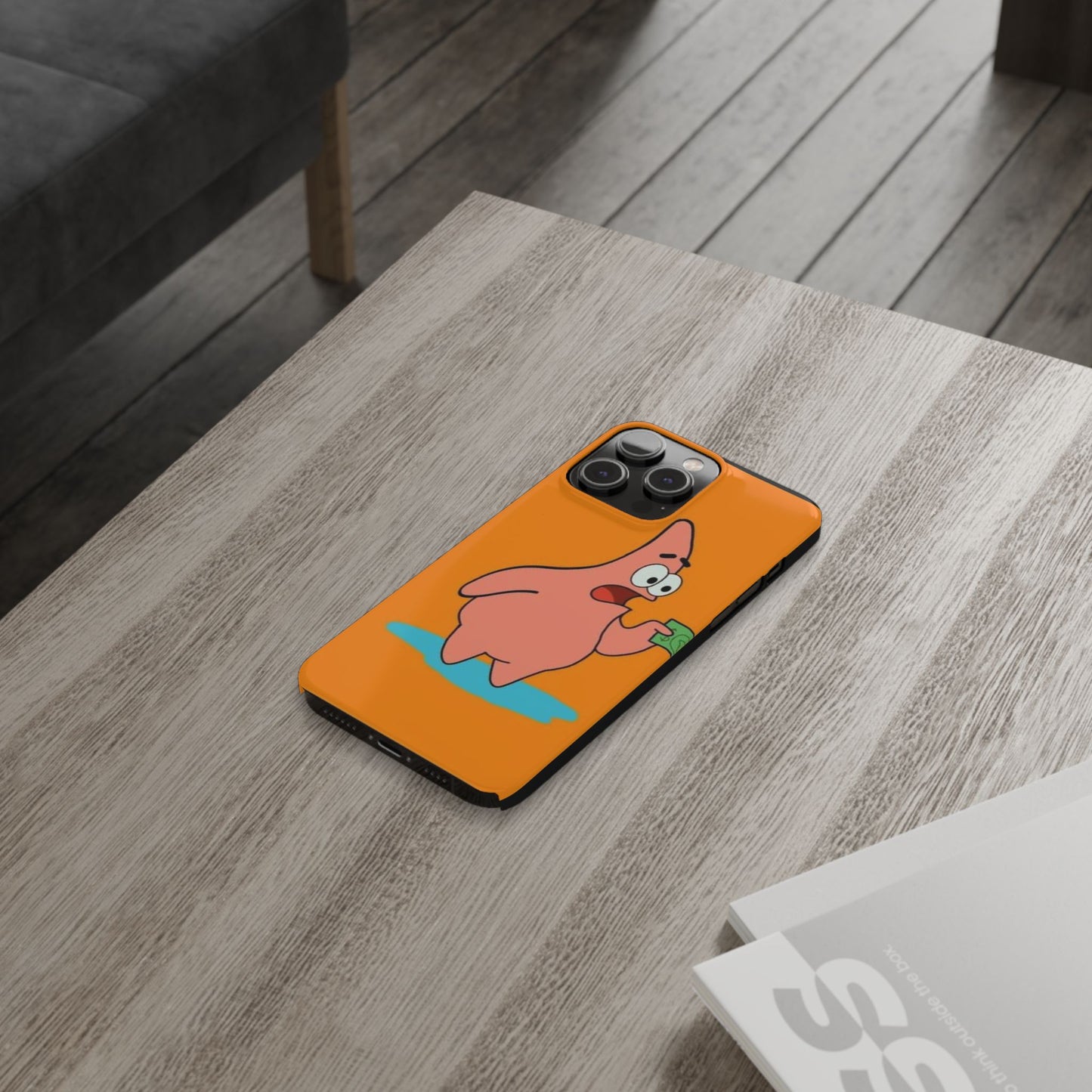 Funny Slim Phone Case with Patrick Star Design - Cute Cartoon Accessory for Phone Lovers