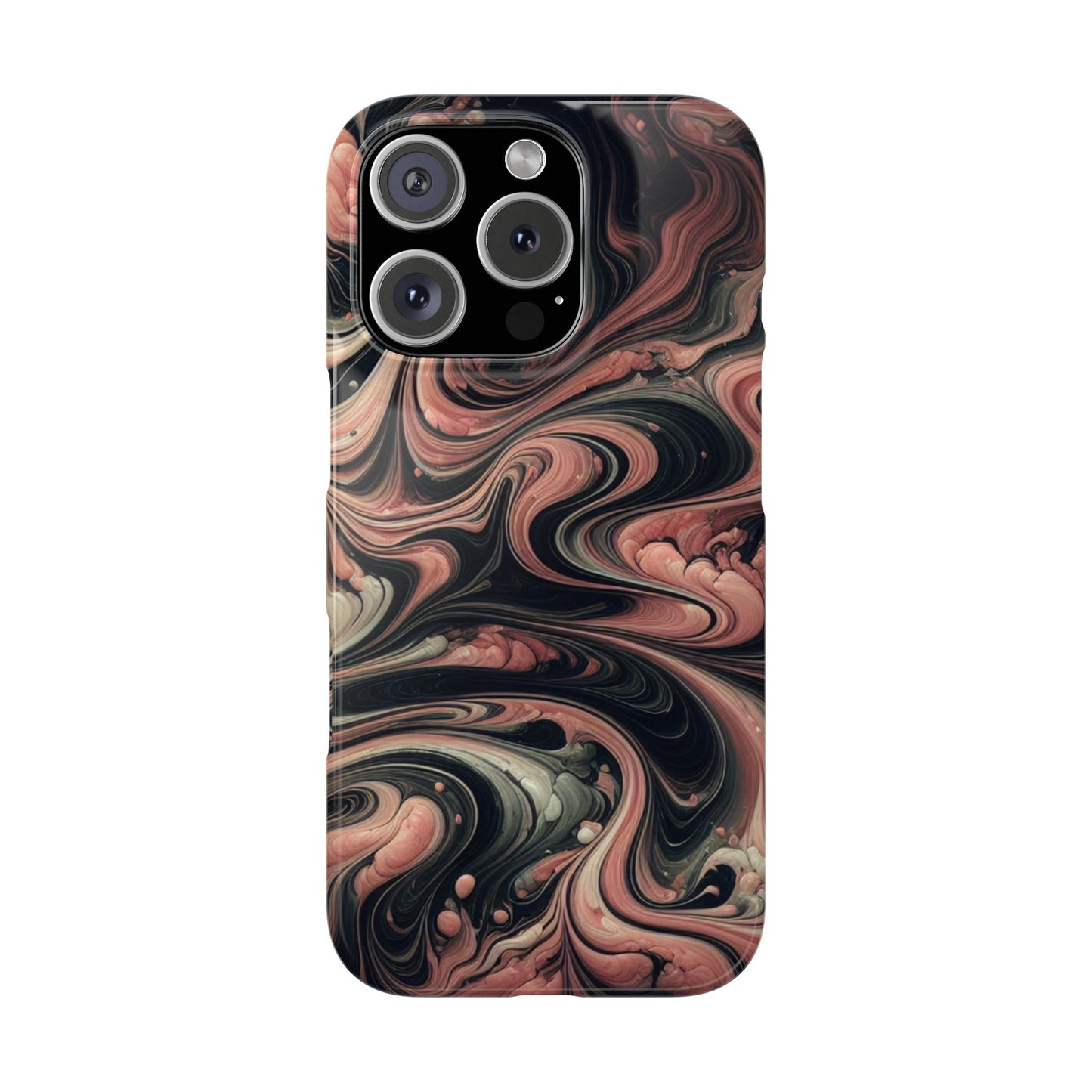 "Trending" Pink Marble design - iPhone case