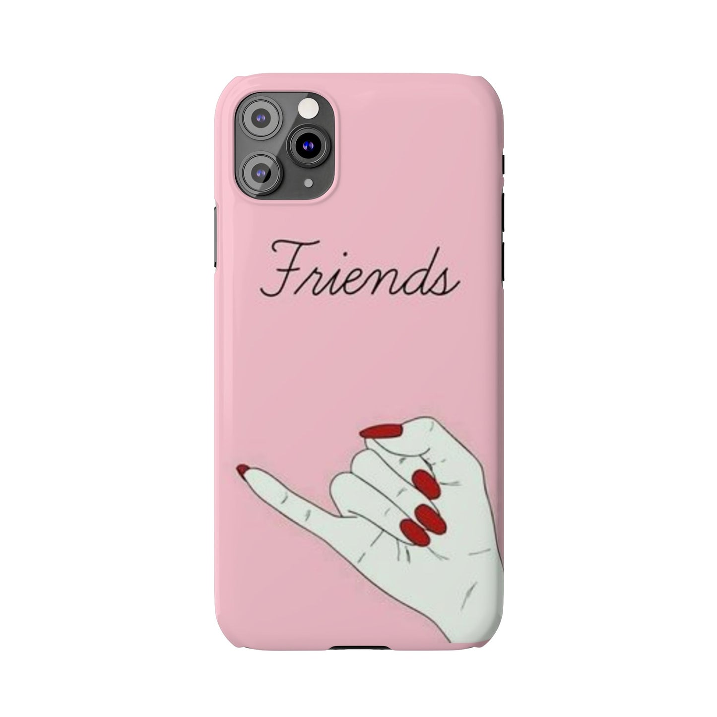 Stylish Slim Phone Case - 'Friends' Design - Perfect Gift for Besties