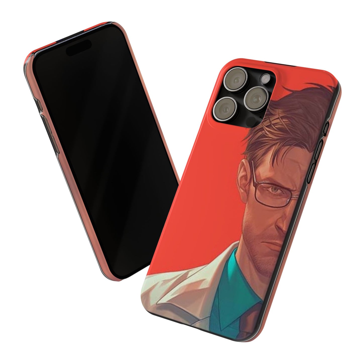 Stylish Slim Phone Case featuring Bold Artistic Design