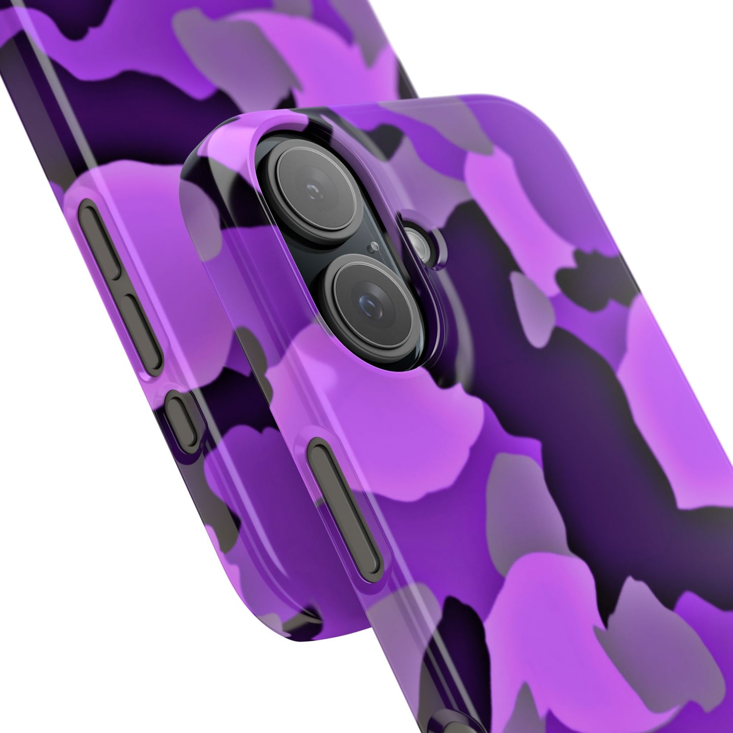 Colorful Purple Abstract Slim Phone Case - Stylish Mobile Accessory for Trendsetters