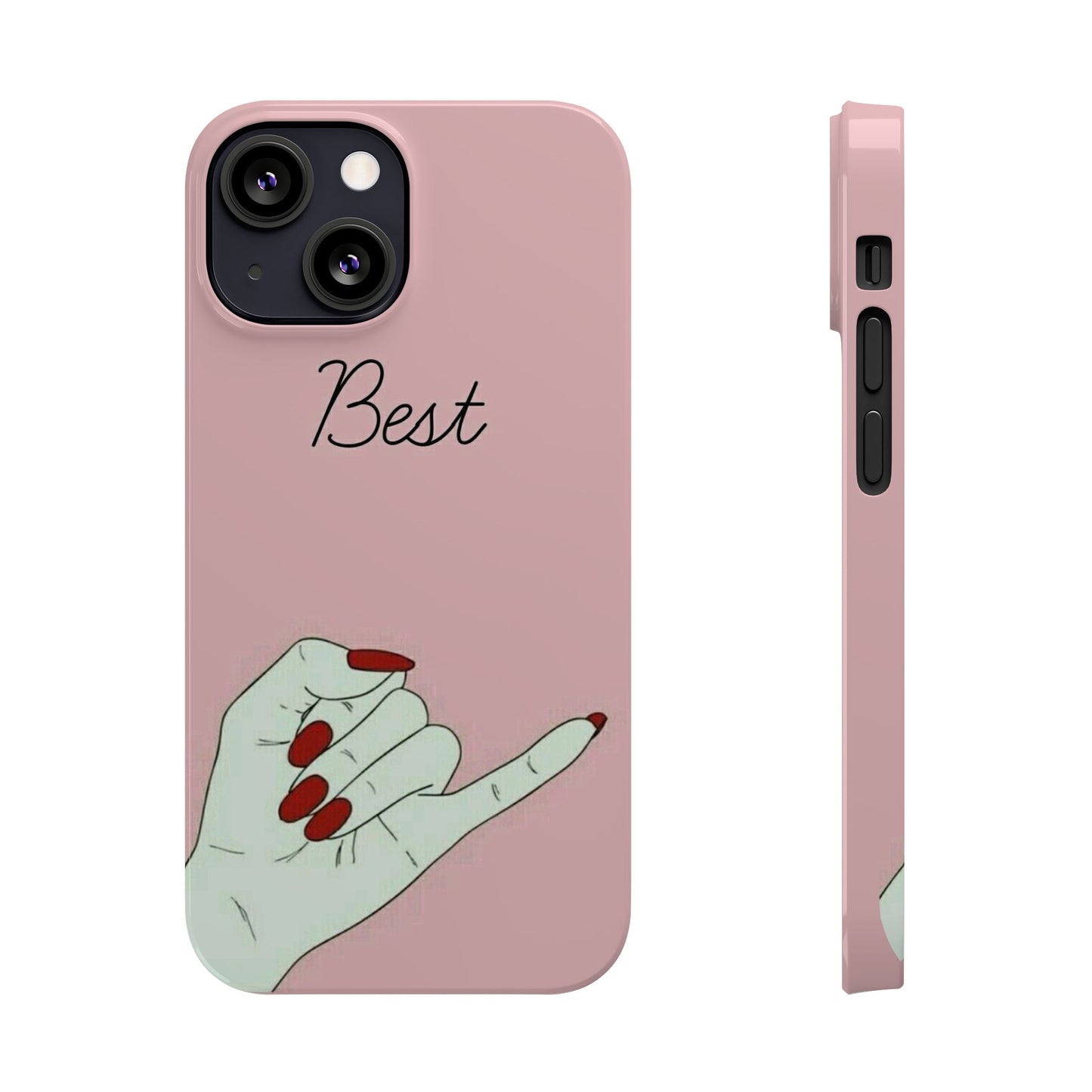 Best Slim Phone Case – Chic Nail Art Design for Trendsetters