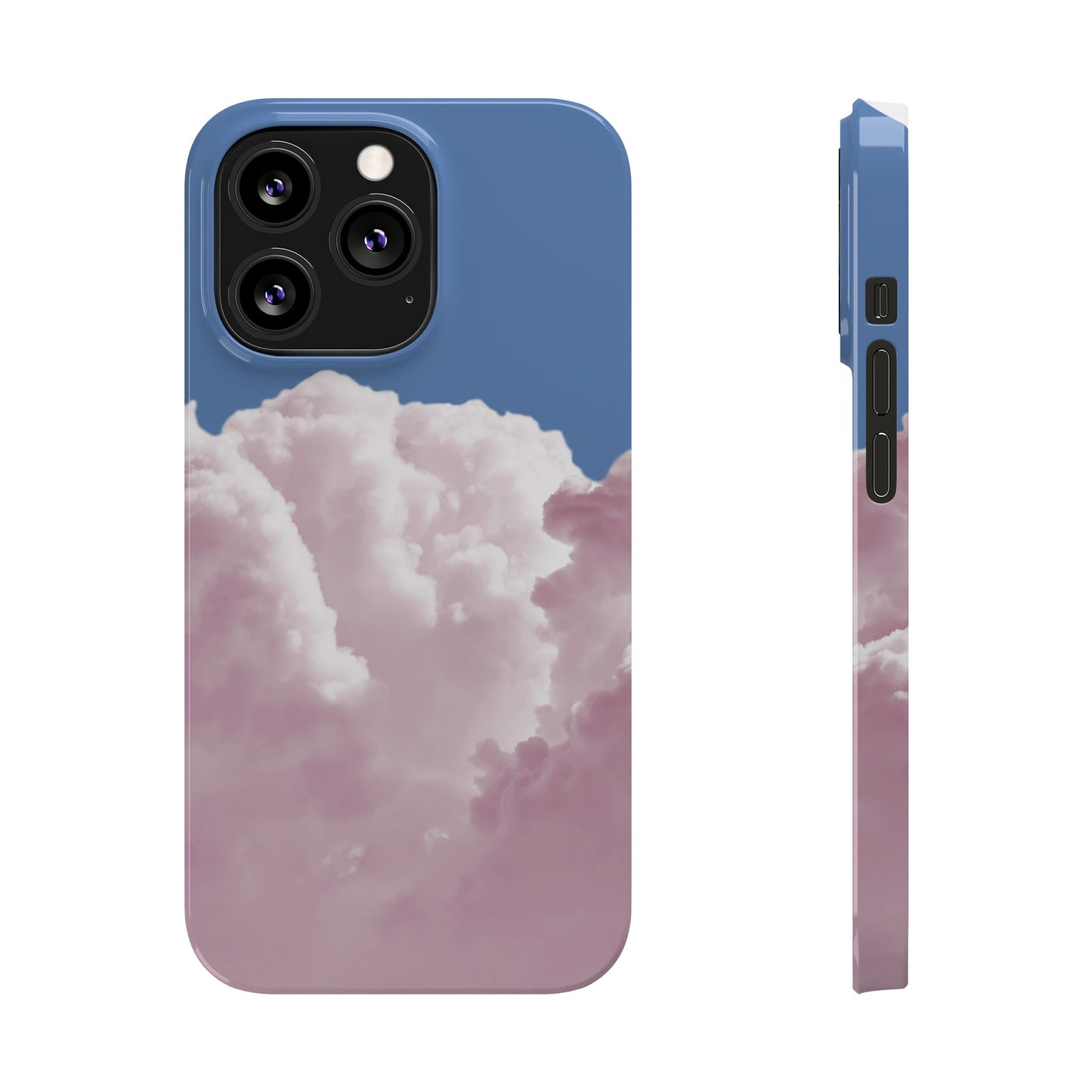 Pastel Cloud Slim Phone Case - Aesthetic Phone Accessory for Dreamers