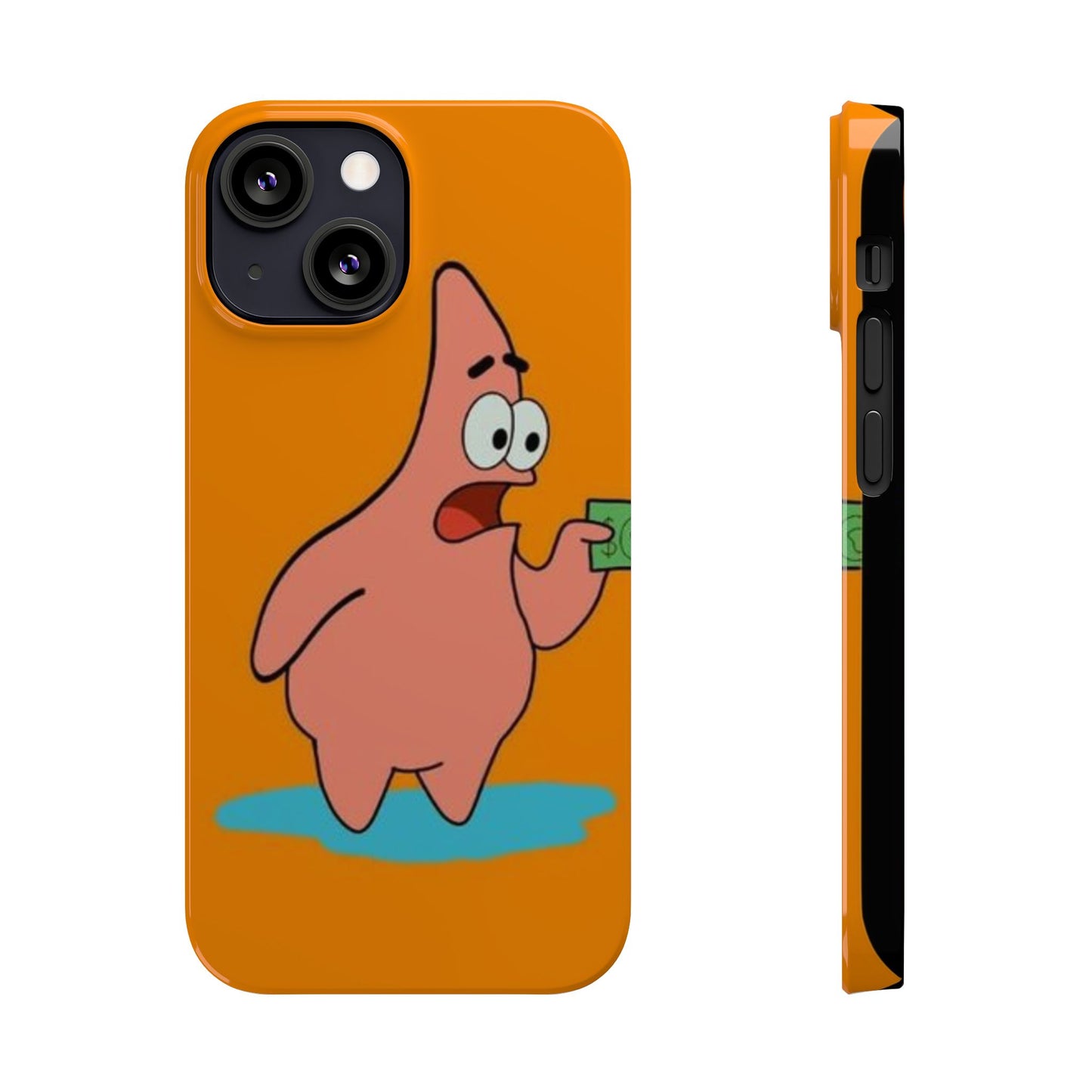 Funny Slim Phone Case with Patrick Star Design - Cute Cartoon Accessory for Phone Lovers