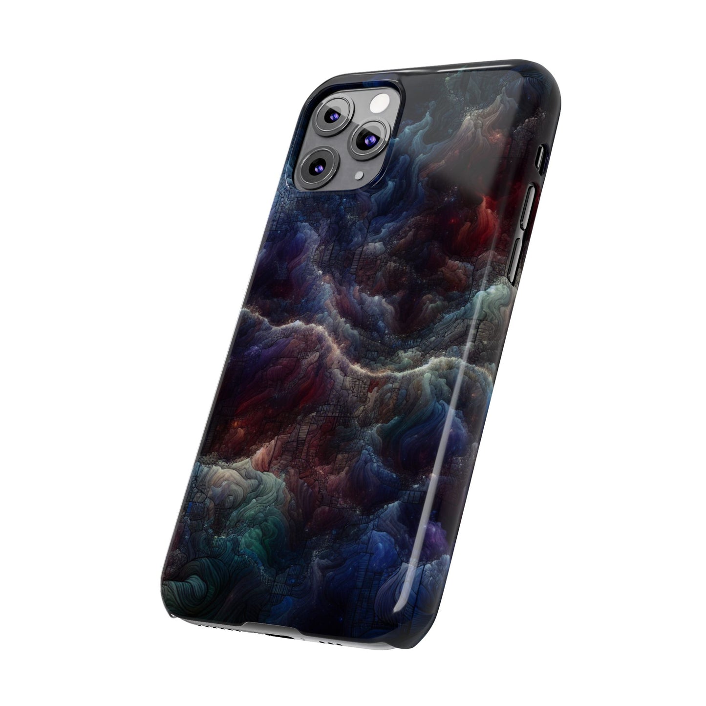 Cosmic Swirl Slim Phone Case - Protect Your Device in Style