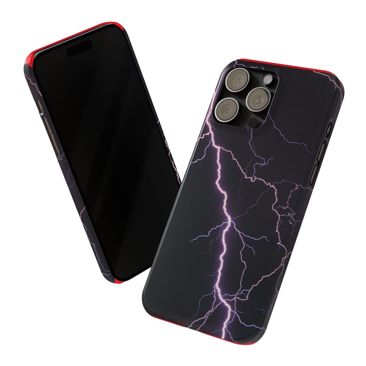 Lightning Bolt Slim Phone Case - Edgy, Stylish Protection for Your Device