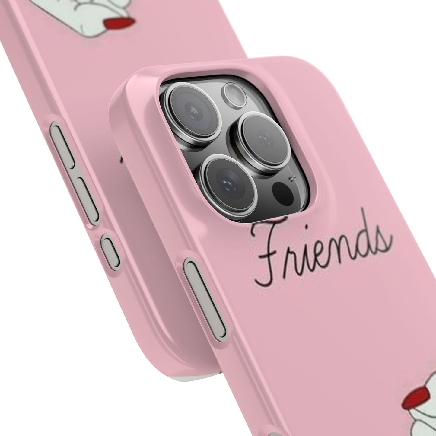 Stylish Slim Phone Case - 'Friends' Design - Perfect Gift for Besties