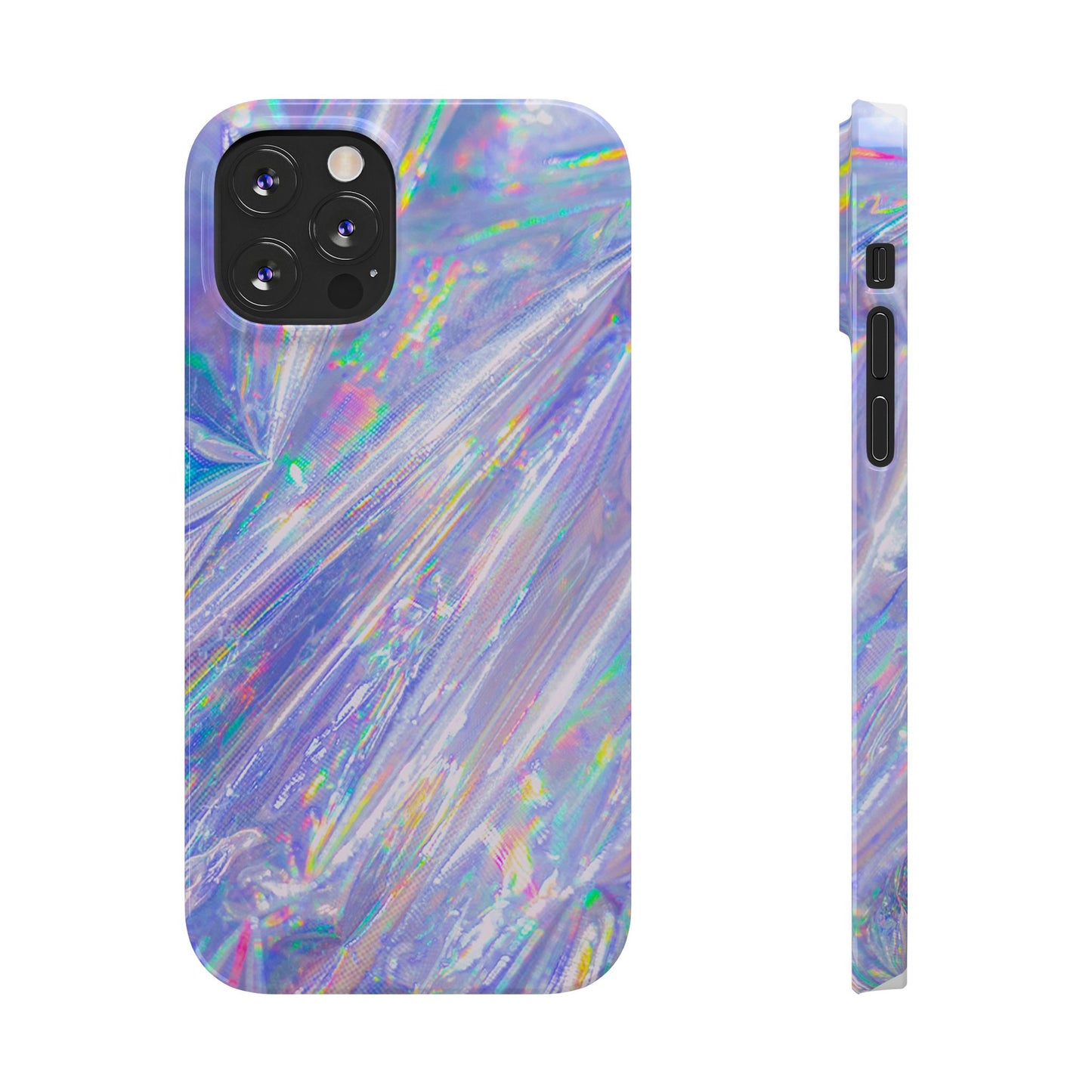 Iridescent Slim Phone Case - Holographic Design for Trendy Protection