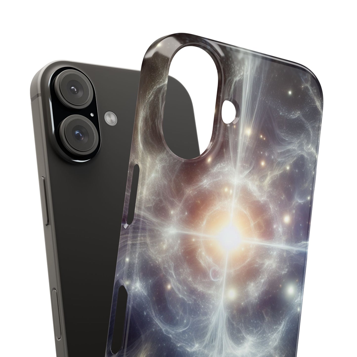 Cosmic Energy Slim Phone Case – Galaxy Design for Astronomy Lovers