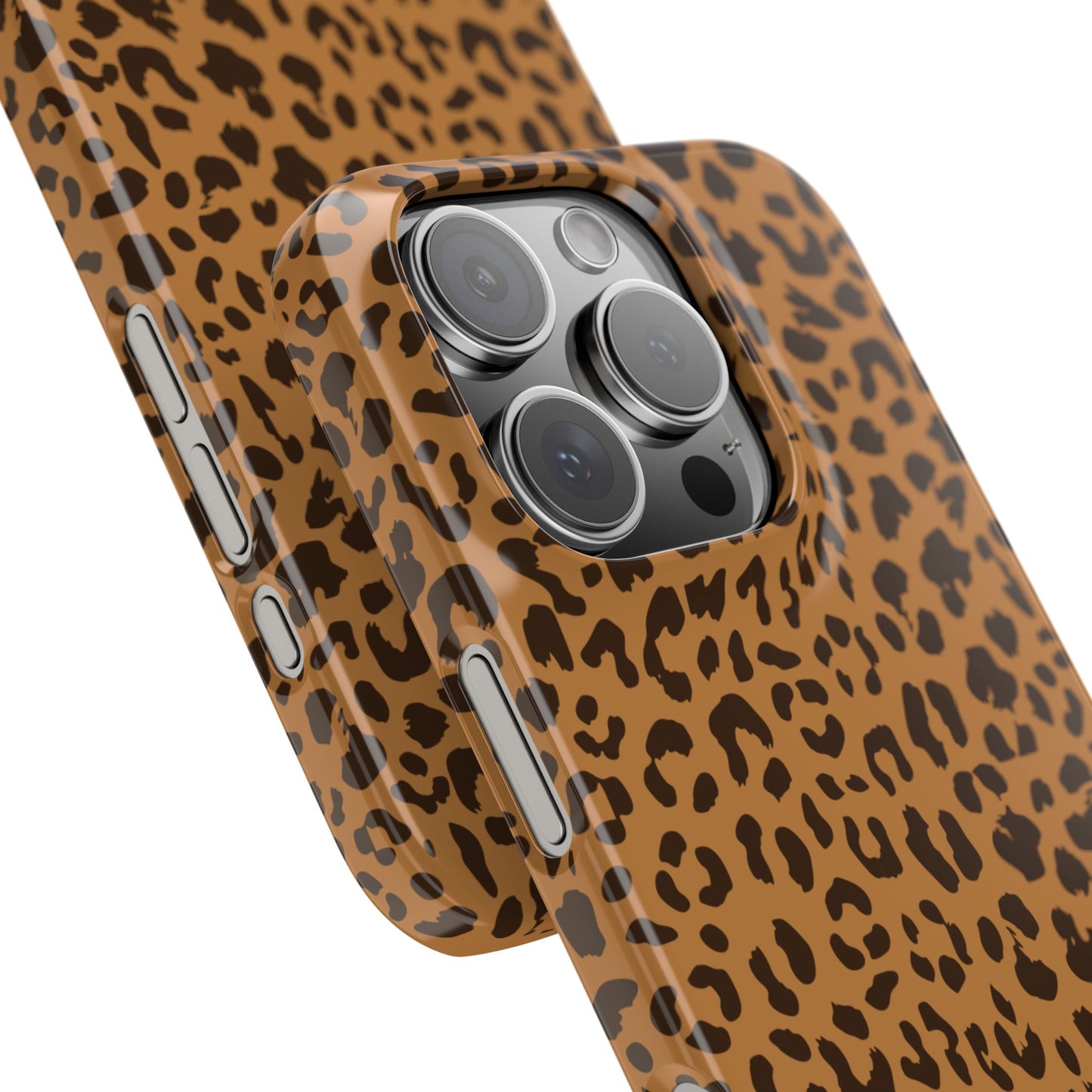 Sleek Leopard Print Slim Phone Case - Stylish & Durable Protection