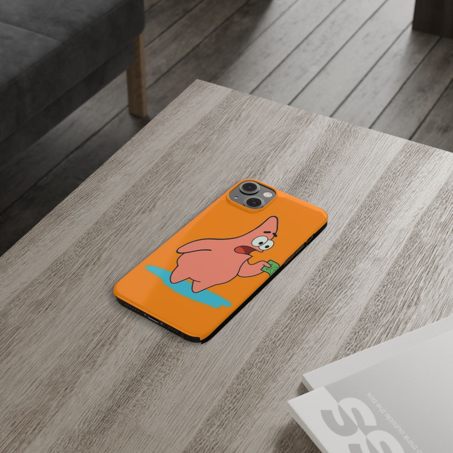 Funny Slim Phone Case with Patrick Star Design - Cute Cartoon Accessory for Phone Lovers