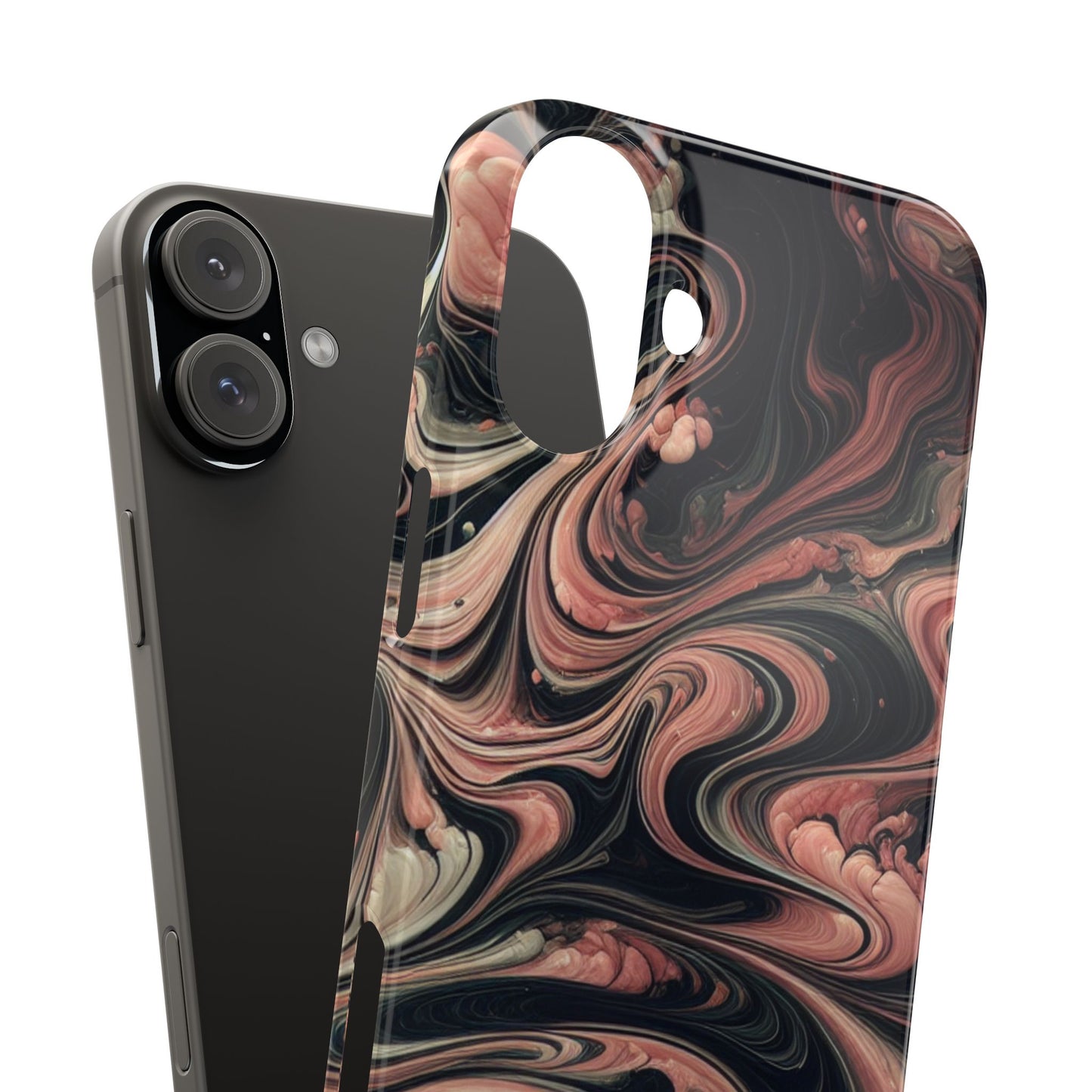 "Trending" Pink Marble design - iPhone case