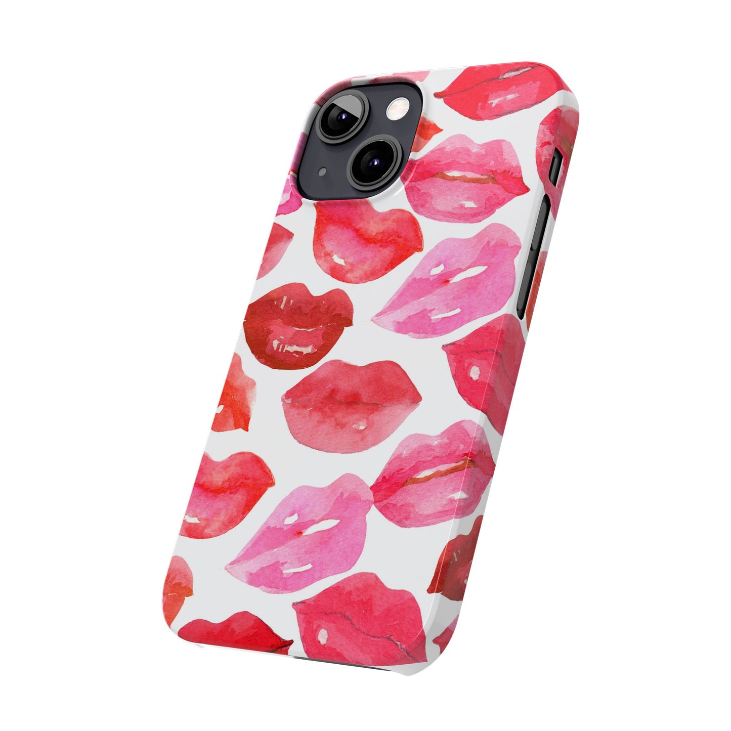 Romantic Kiss Lip Design Slim Phone Case - Perfect Gift for Valentine's Day