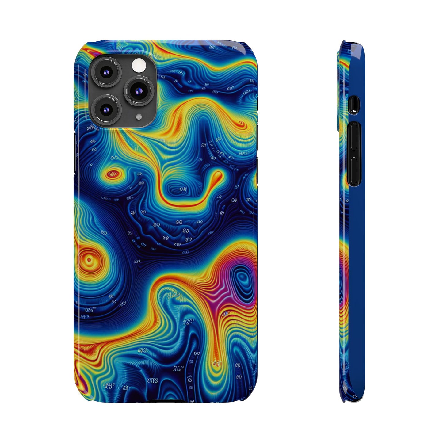 Thermal islands Phone Case - Colorful Geometric Design for Art Lovers