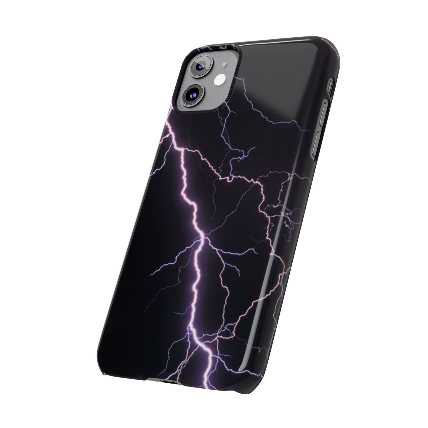 Lightning Bolt Slim Phone Case - Edgy, Stylish Protection for Your Device