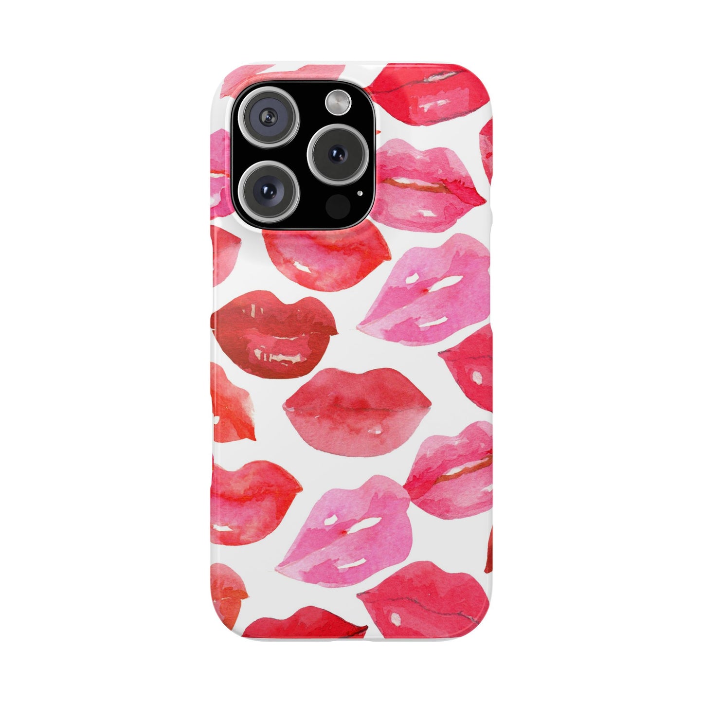 Romantic Kiss Lip Design Slim Phone Case - Perfect Gift for Valentine's Day