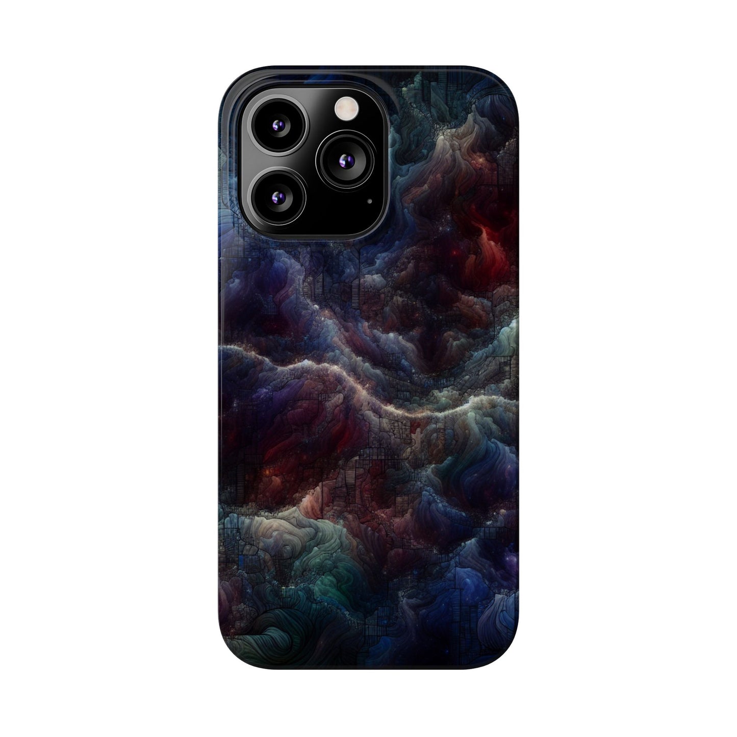 Cosmic Swirl Slim Phone Case - Protect Your Device in Style