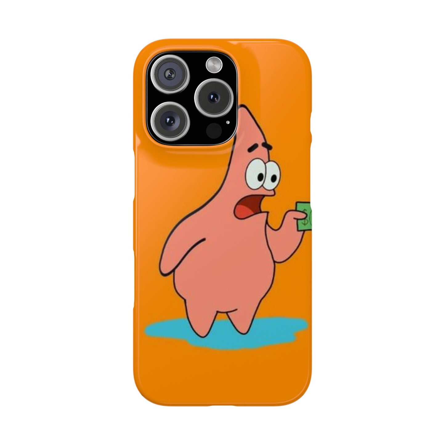 Funny Slim Phone Case with Patrick Star Design - Cute Cartoon Accessory for Phone Lovers