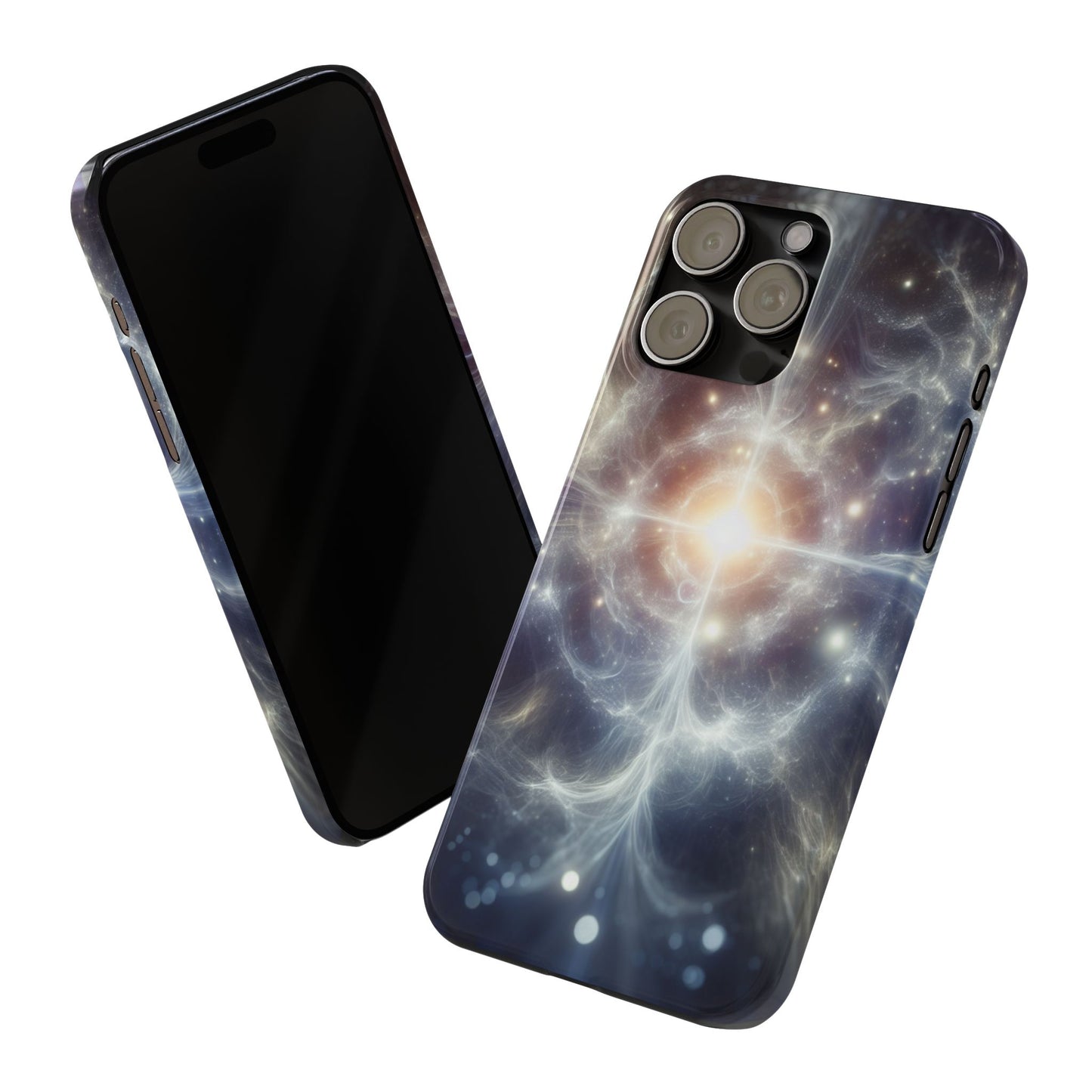 Cosmic Energy Slim Phone Case – Galaxy Design for Astronomy Lovers