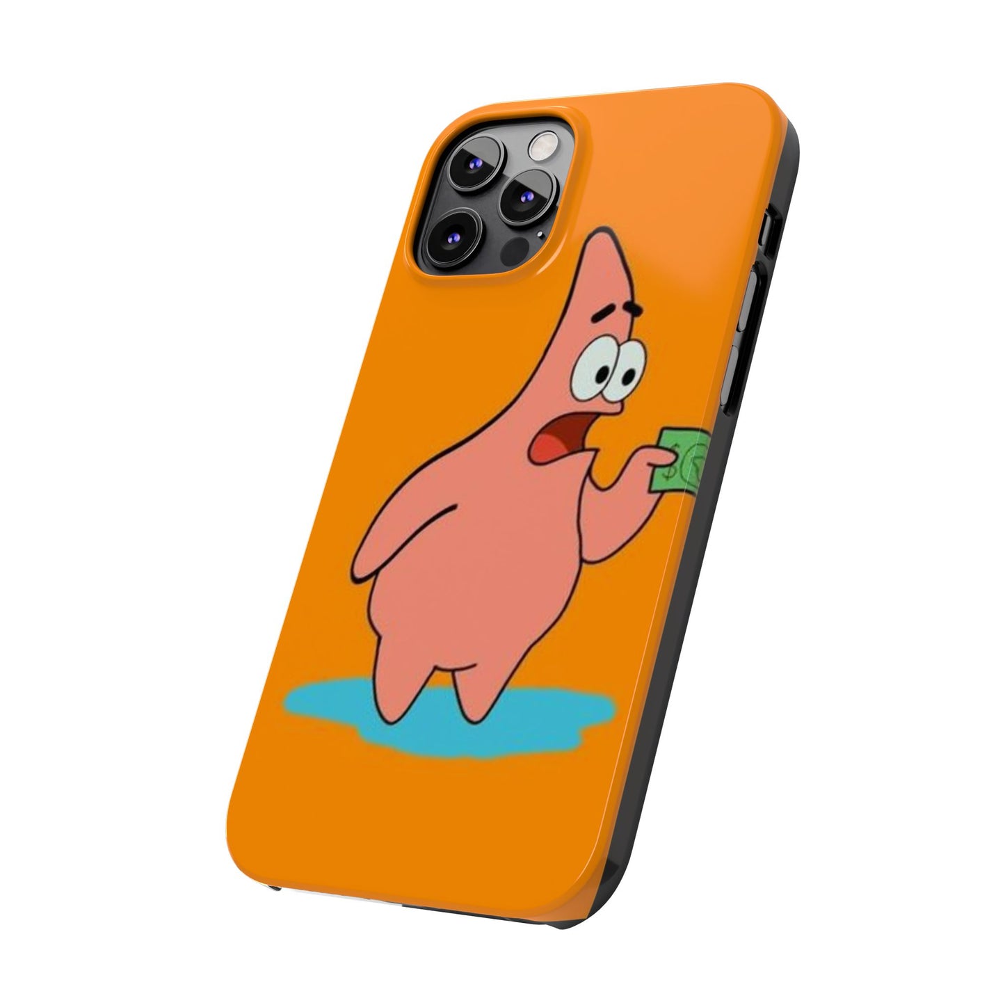 Funny Slim Phone Case with Patrick Star Design - Cute Cartoon Accessory for Phone Lovers