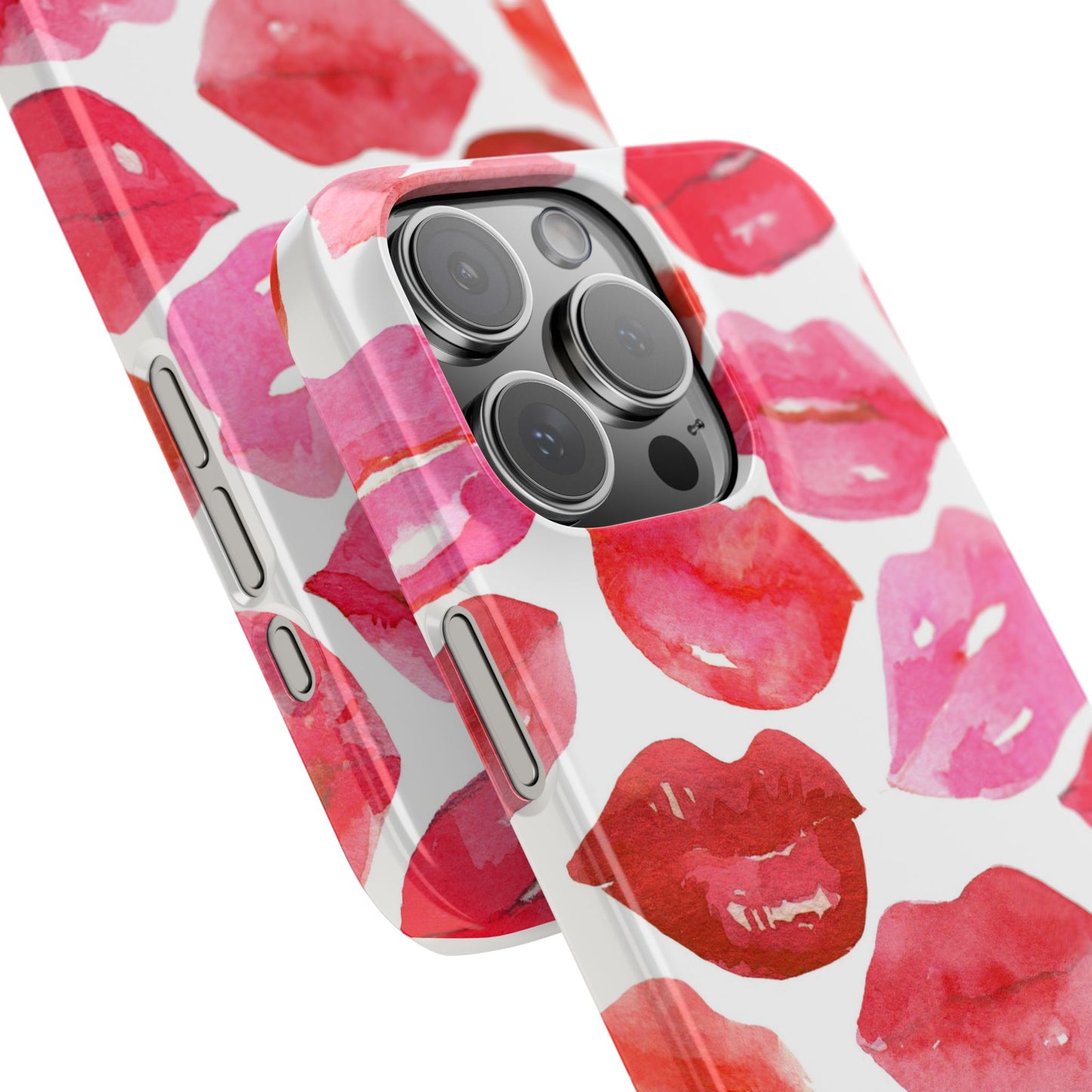 Romantic Kiss Lip Design Slim Phone Case - Perfect Gift for Valentine's Day