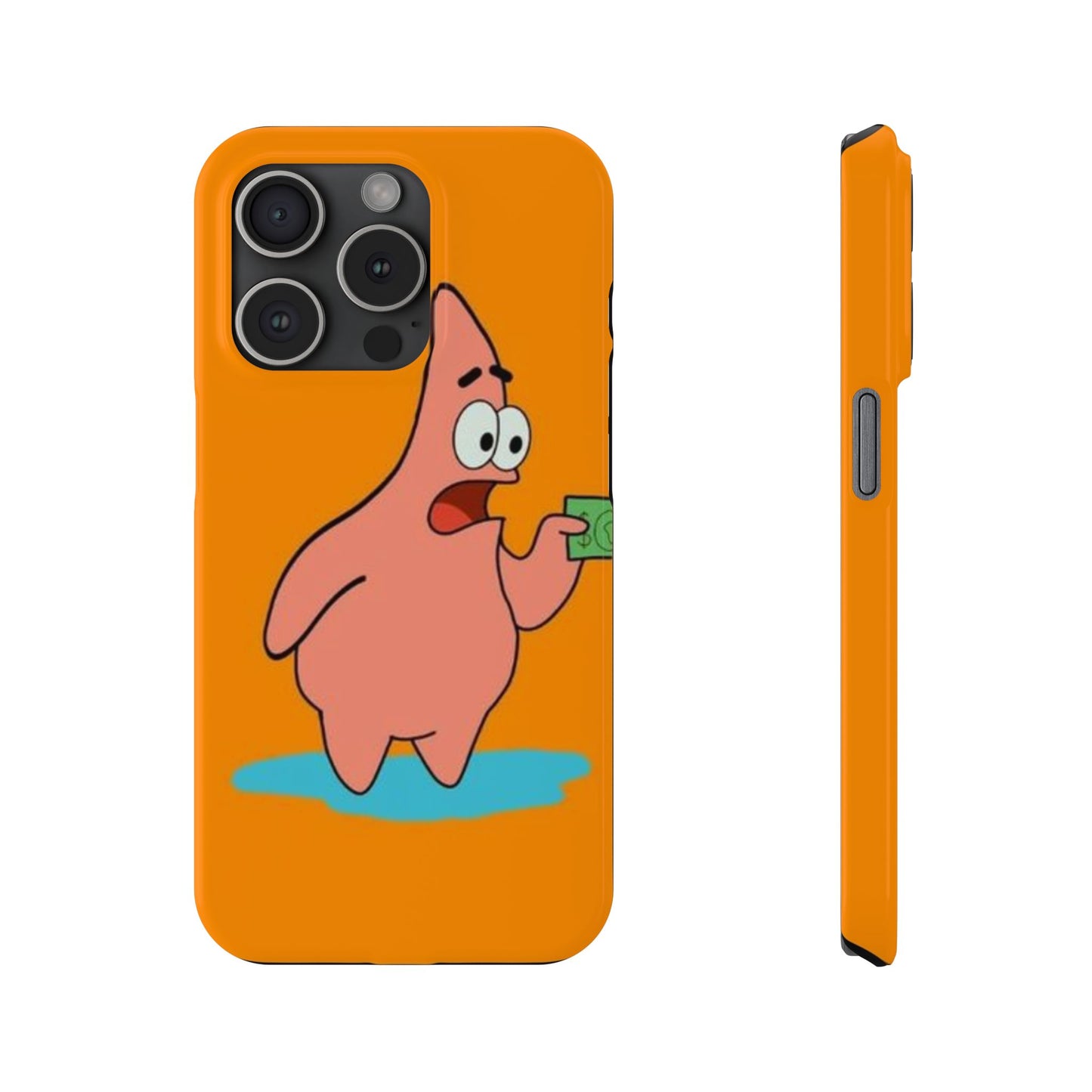 Funny Slim Phone Case with Patrick Star Design - Cute Cartoon Accessory for Phone Lovers