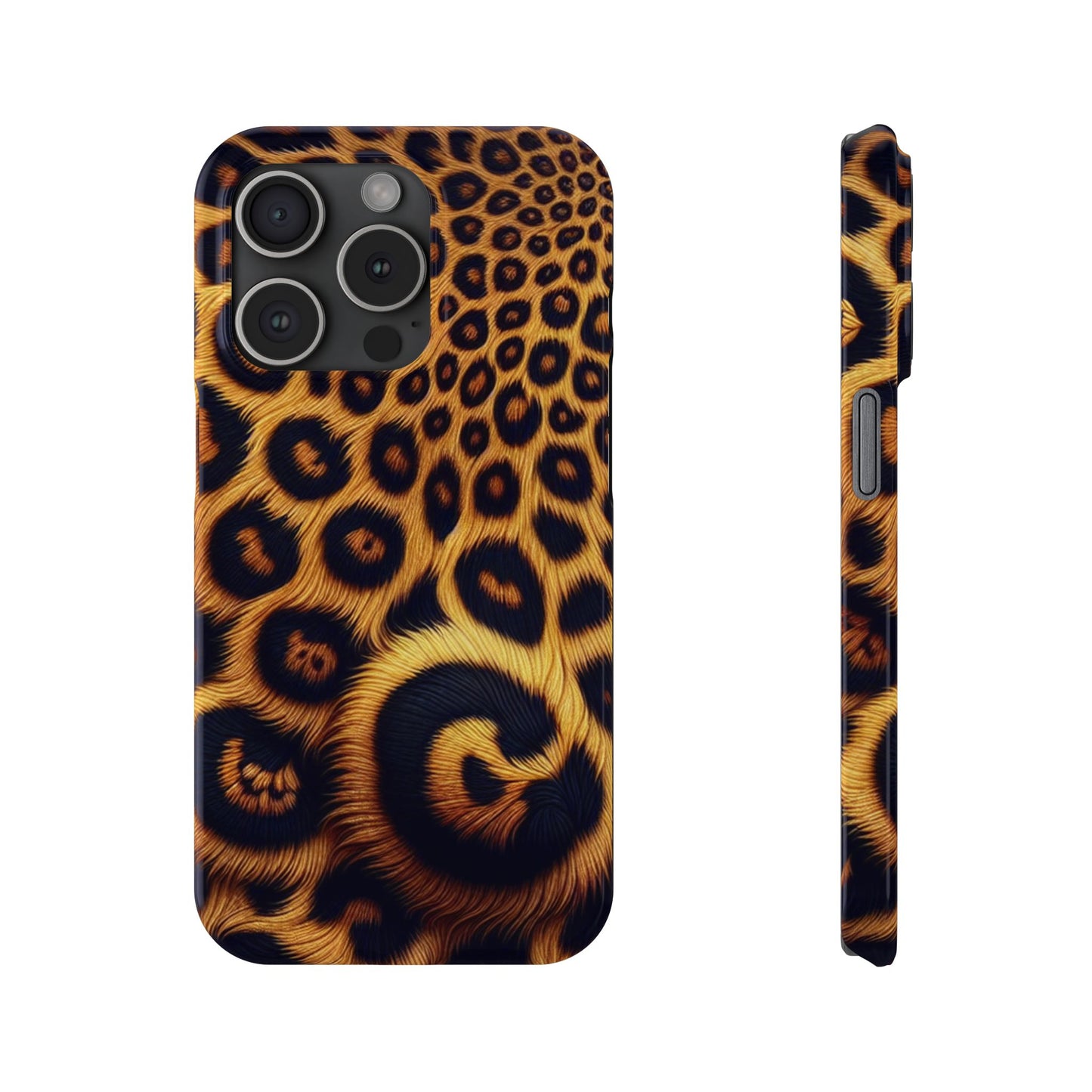 "New" Leopard Print Slim Phone Case - Trendy Animal Design