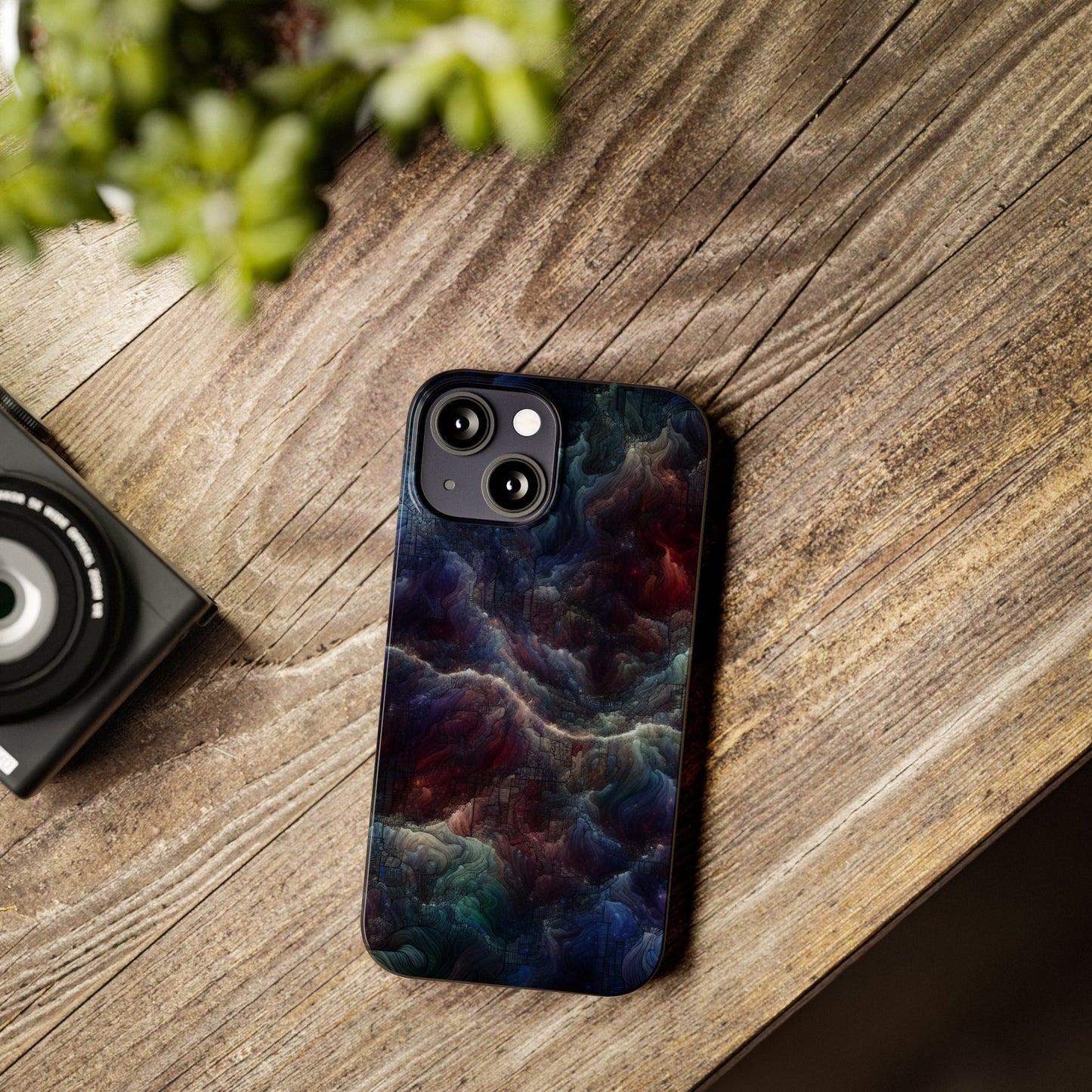 Cosmic Swirl Slim Phone Case - Protect Your Device in Style