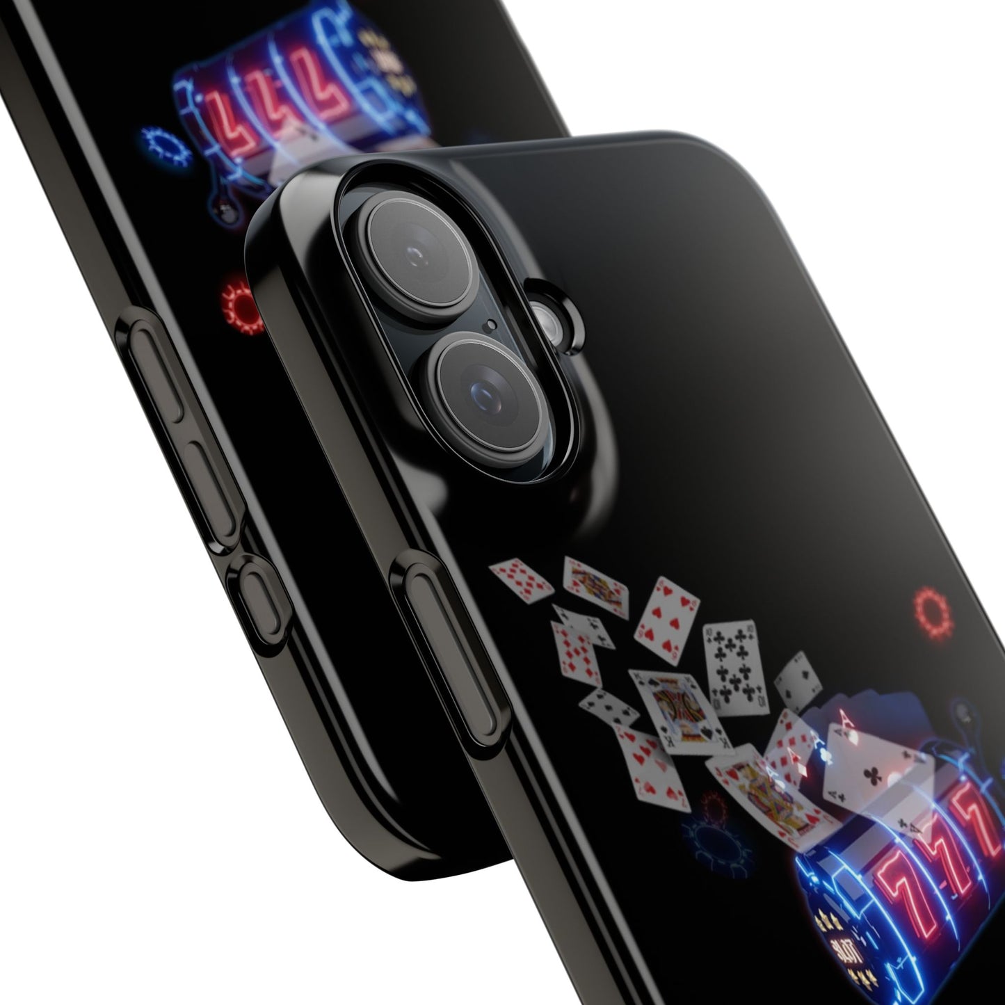 Lucky 777 Slim Phone Case - Casino Vibe, Perfect for Gamblers and Card Players