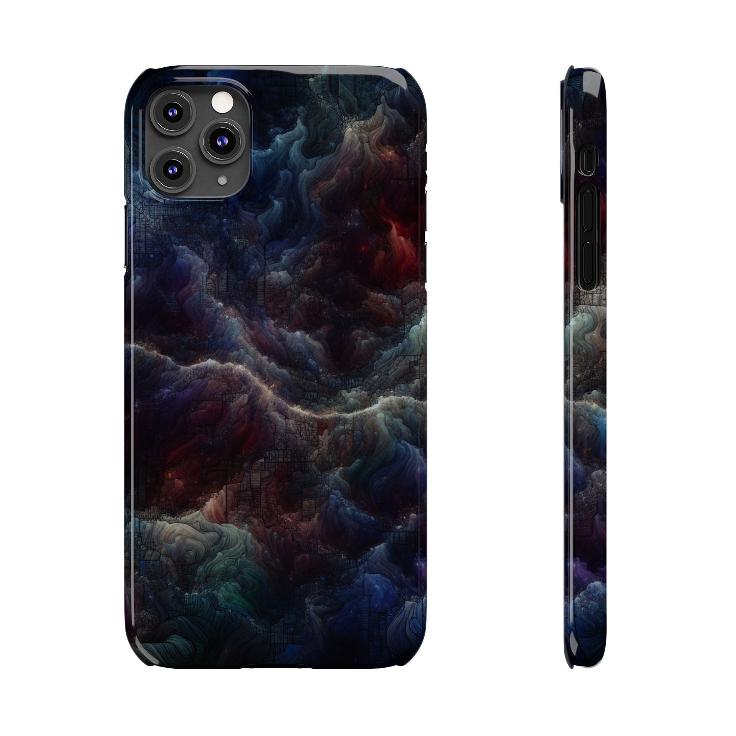 Cosmic Swirl Slim Phone Case - Protect Your Device in Style