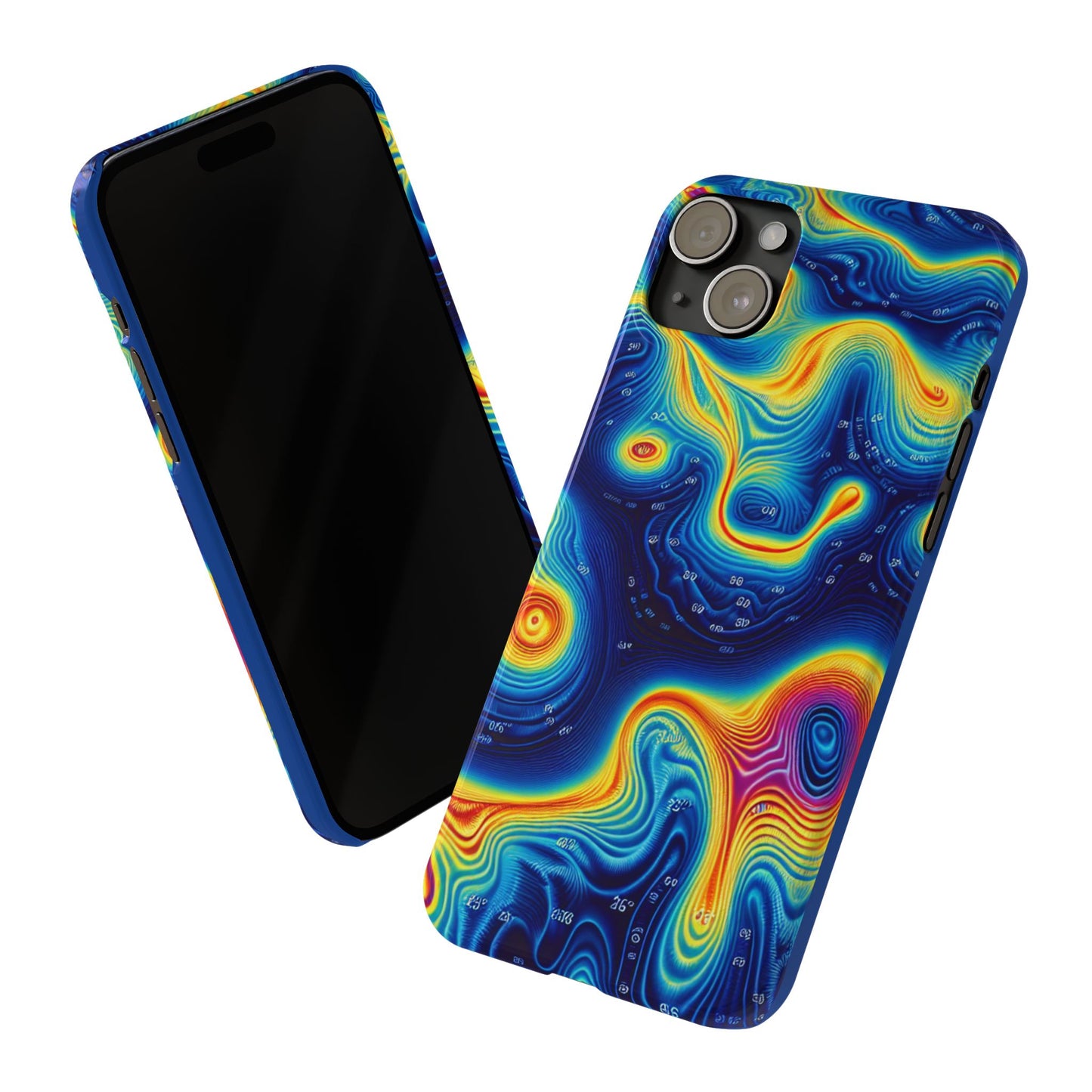 Thermal islands Phone Case - Colorful Geometric Design for Art Lovers