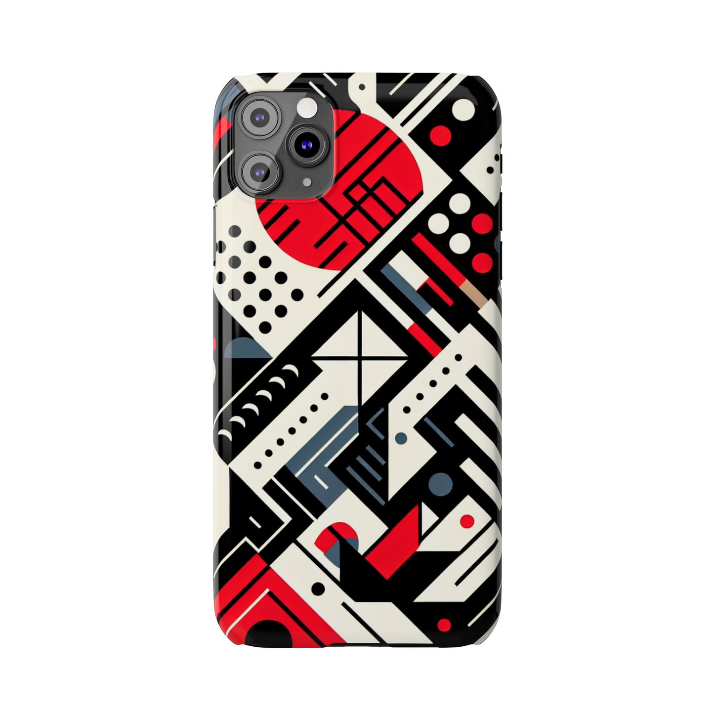 Geometric Abstract Slim Phone Case - Modern Design for Trendsetters