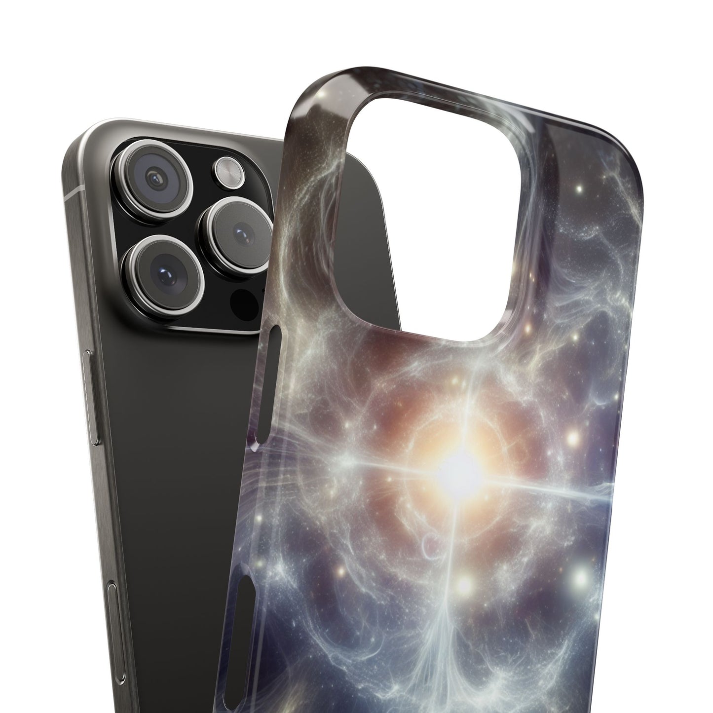 Cosmic Energy Slim Phone Case – Galaxy Design for Astronomy Lovers