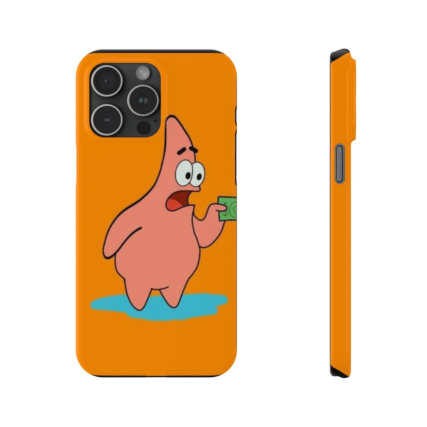 Funny Slim Phone Case with Patrick Star Design - Cute Cartoon Accessory for Phone Lovers