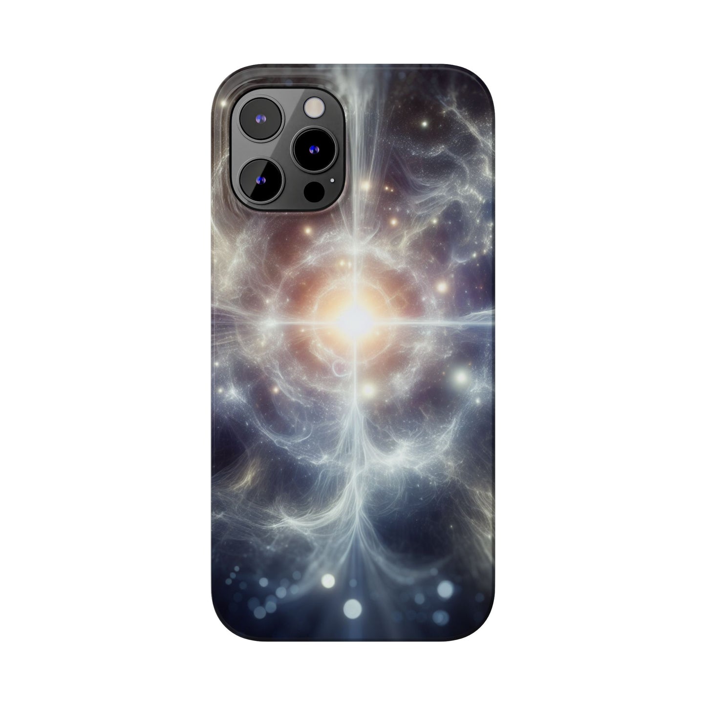 Cosmic Energy Slim Phone Case – Galaxy Design for Astronomy Lovers